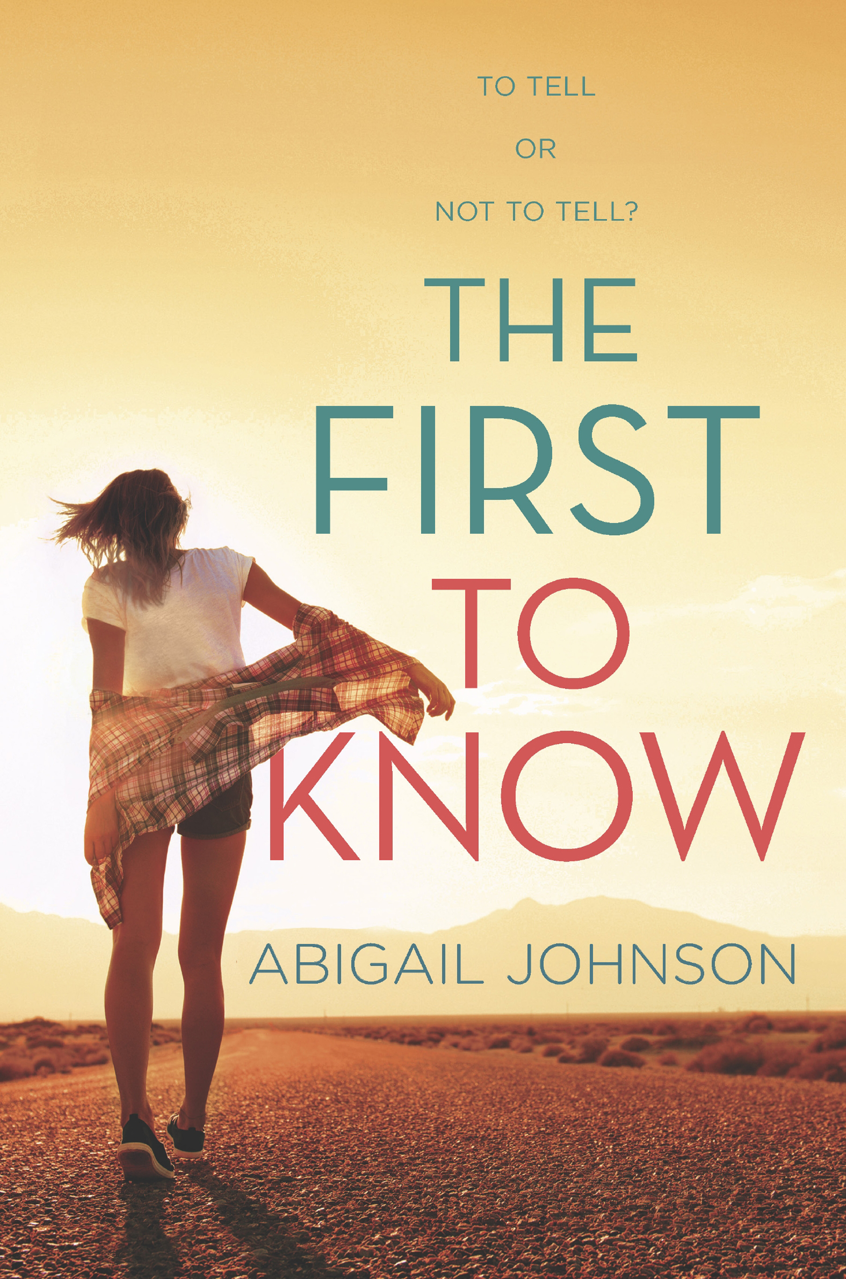 Обложка книги «The First To Know»