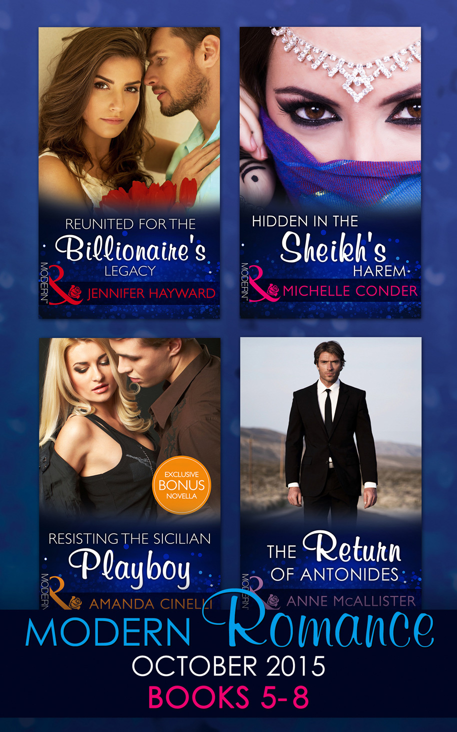 Обложка книги «Modern Romance October 2015 Books 5-8»