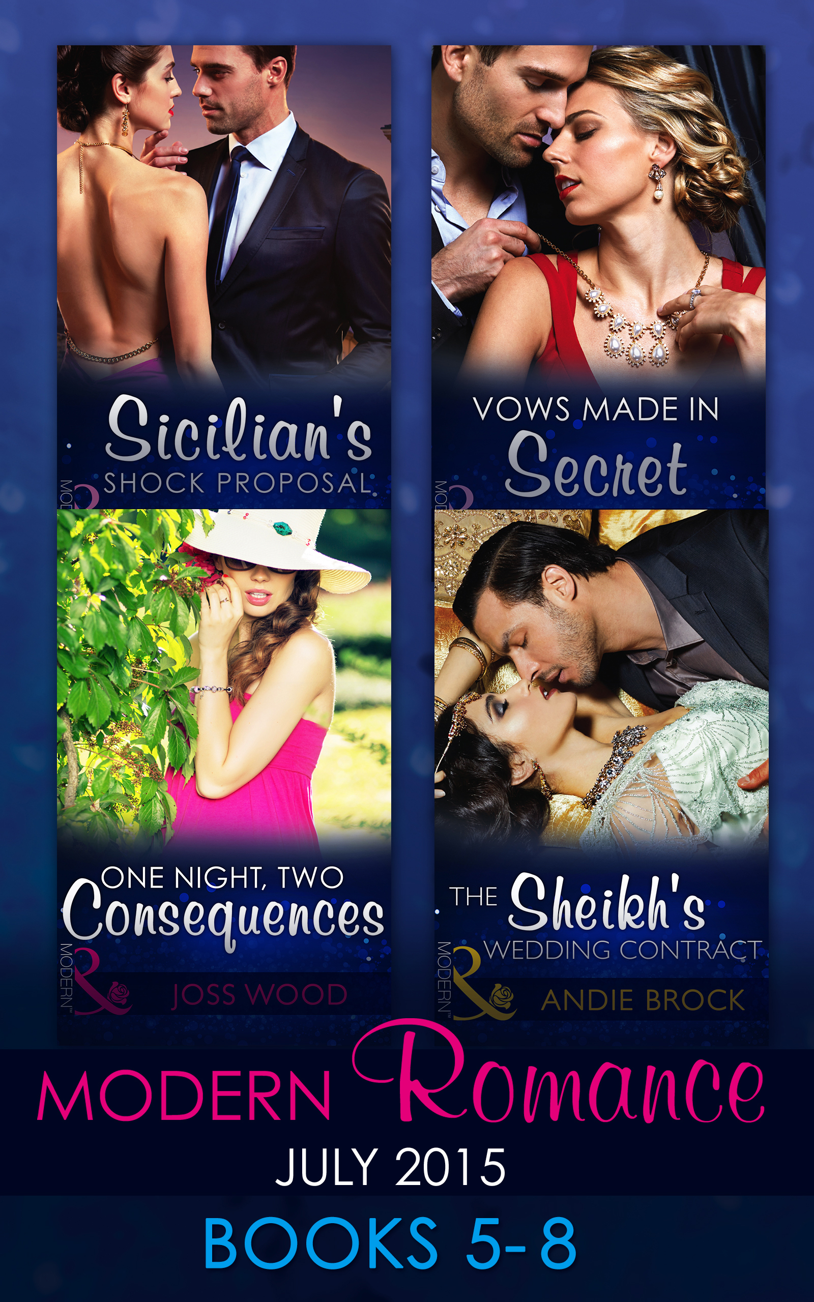 Обложка книги «Modern Romance July 2015 Books 5-8»