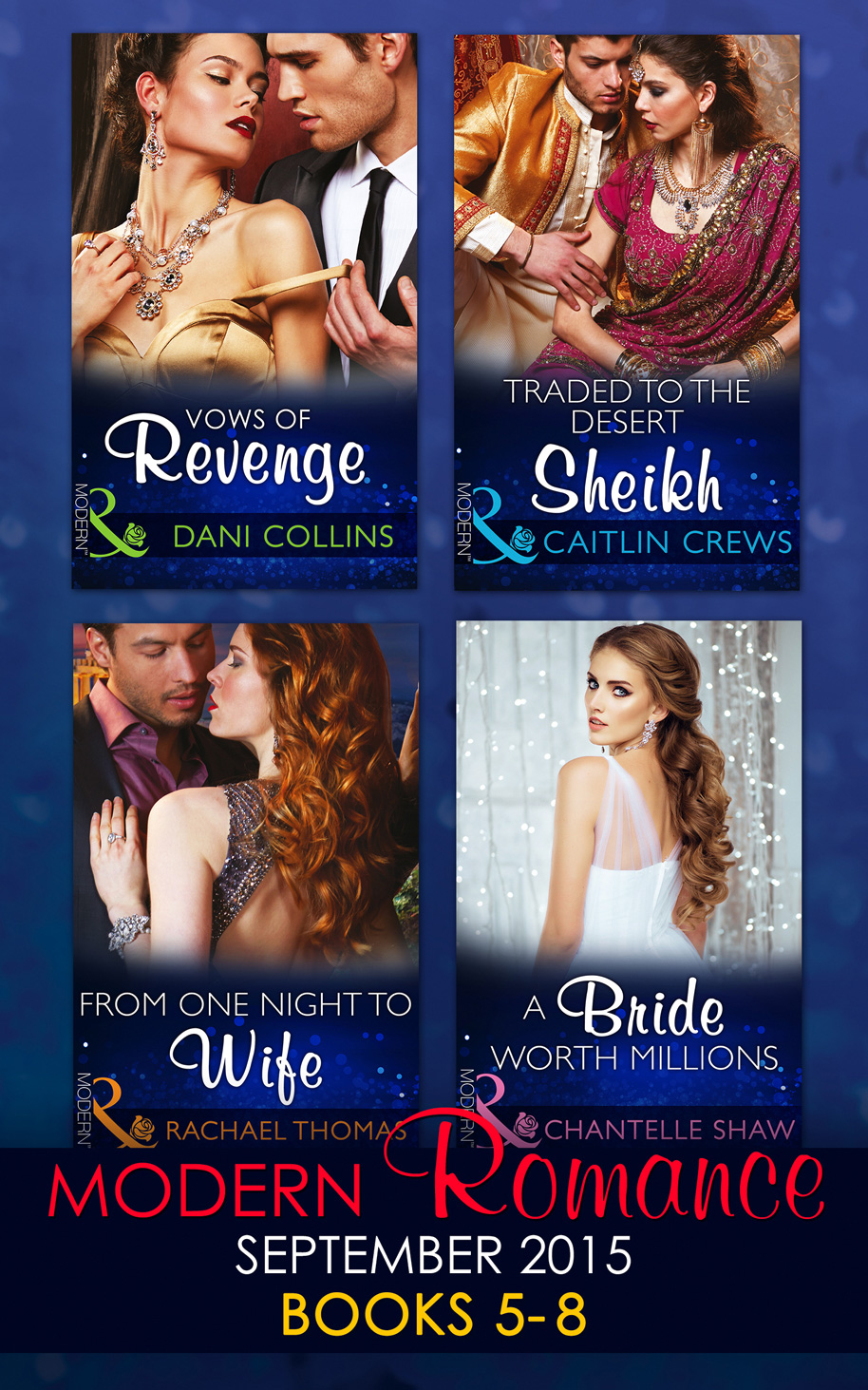 Обложка книги «Modern Romance September 2015 Books 5-8»