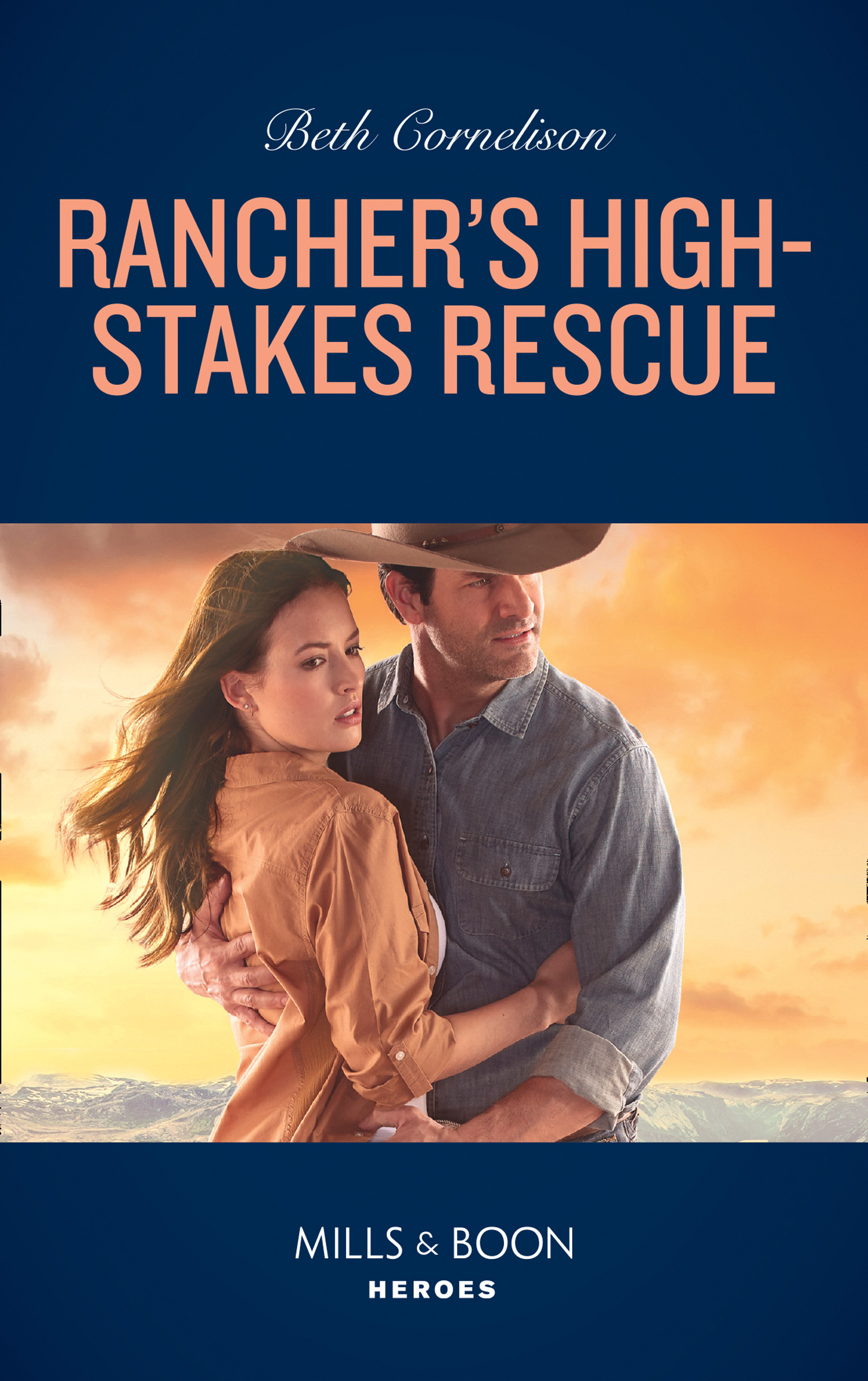 Обложка книги «Rancher's High-Stakes Rescue»