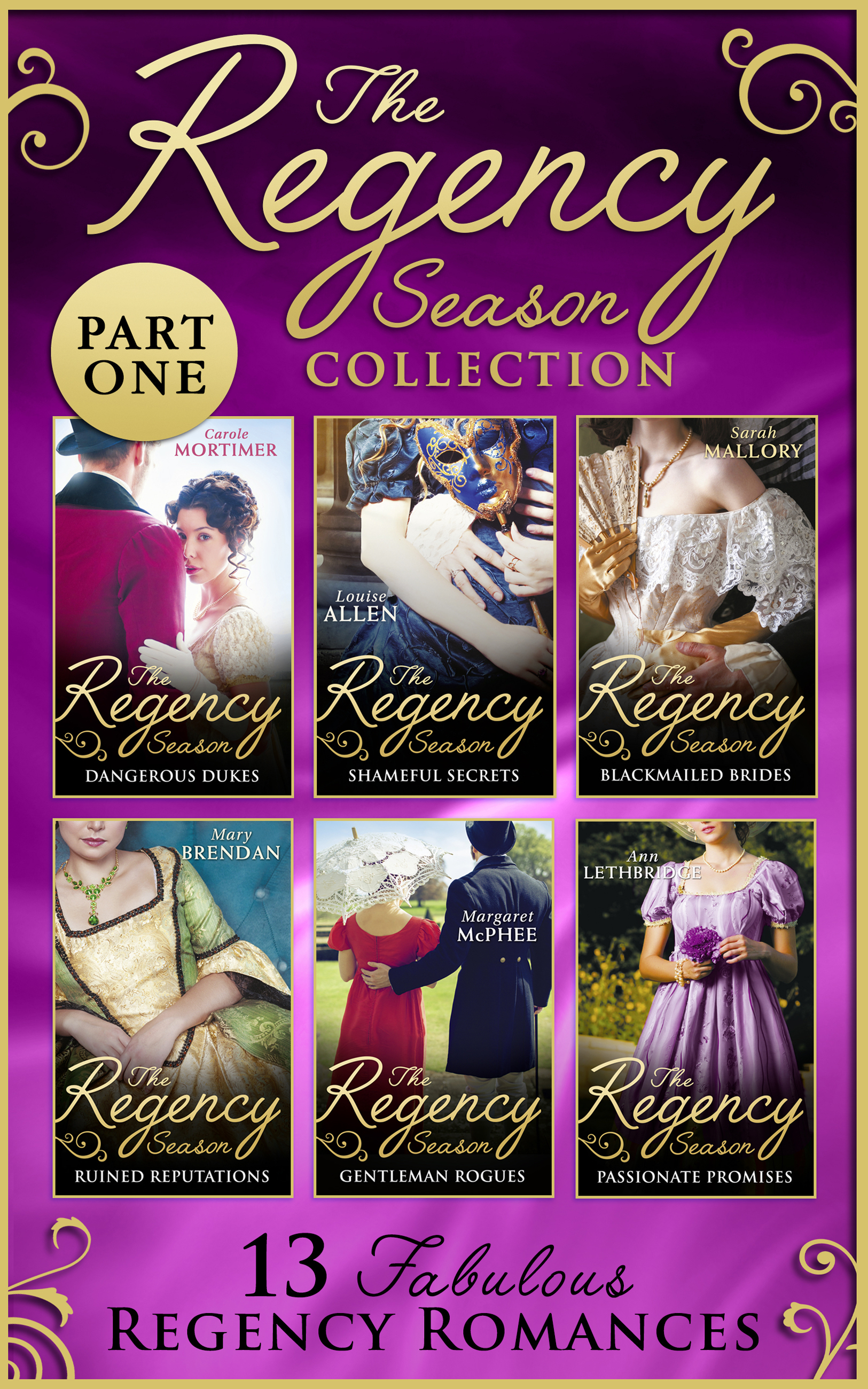 Обложка книги «The Regency Season Collection: Part One»