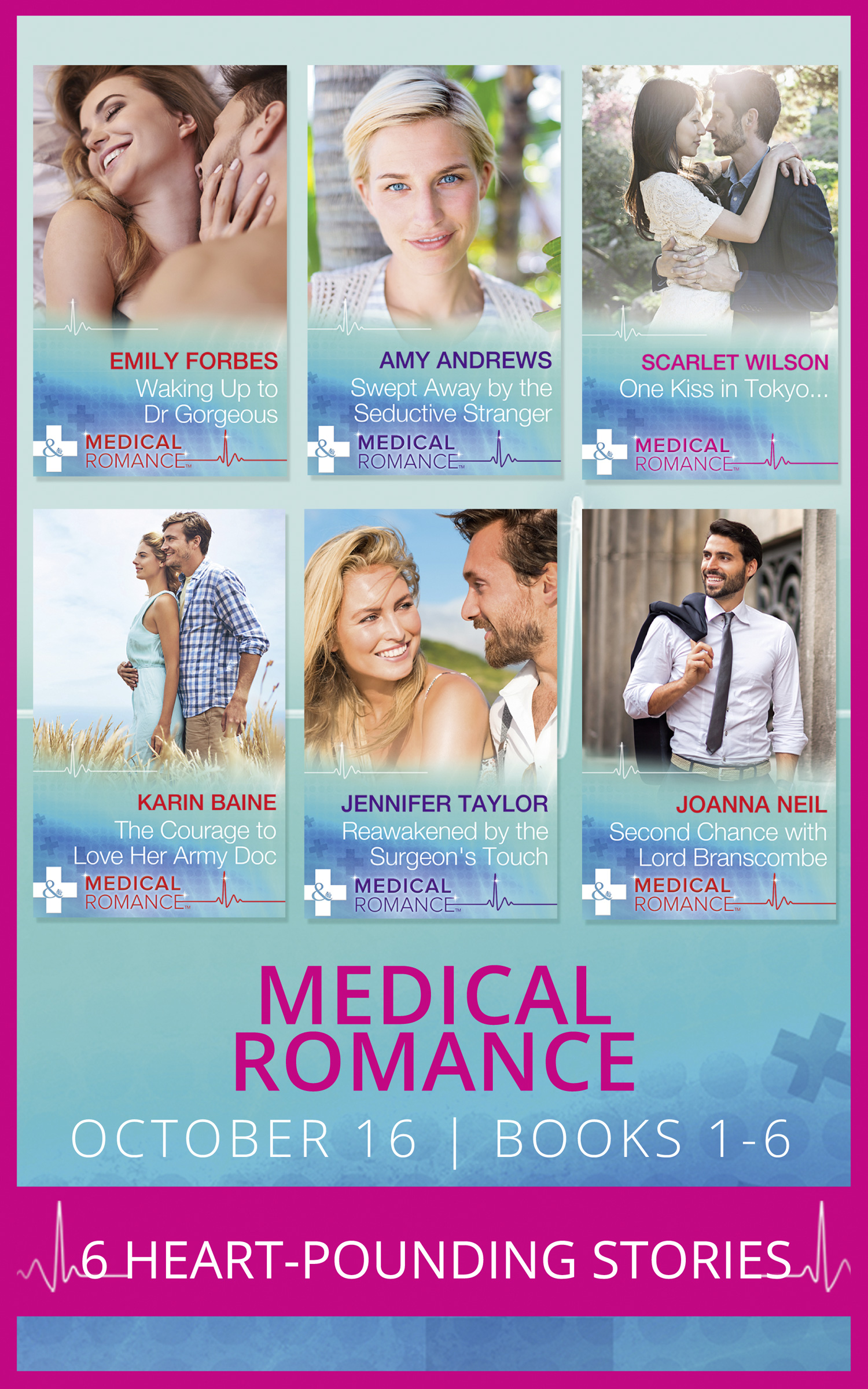 Обложка книги «Medical Romance October 2016 Books 1-6»