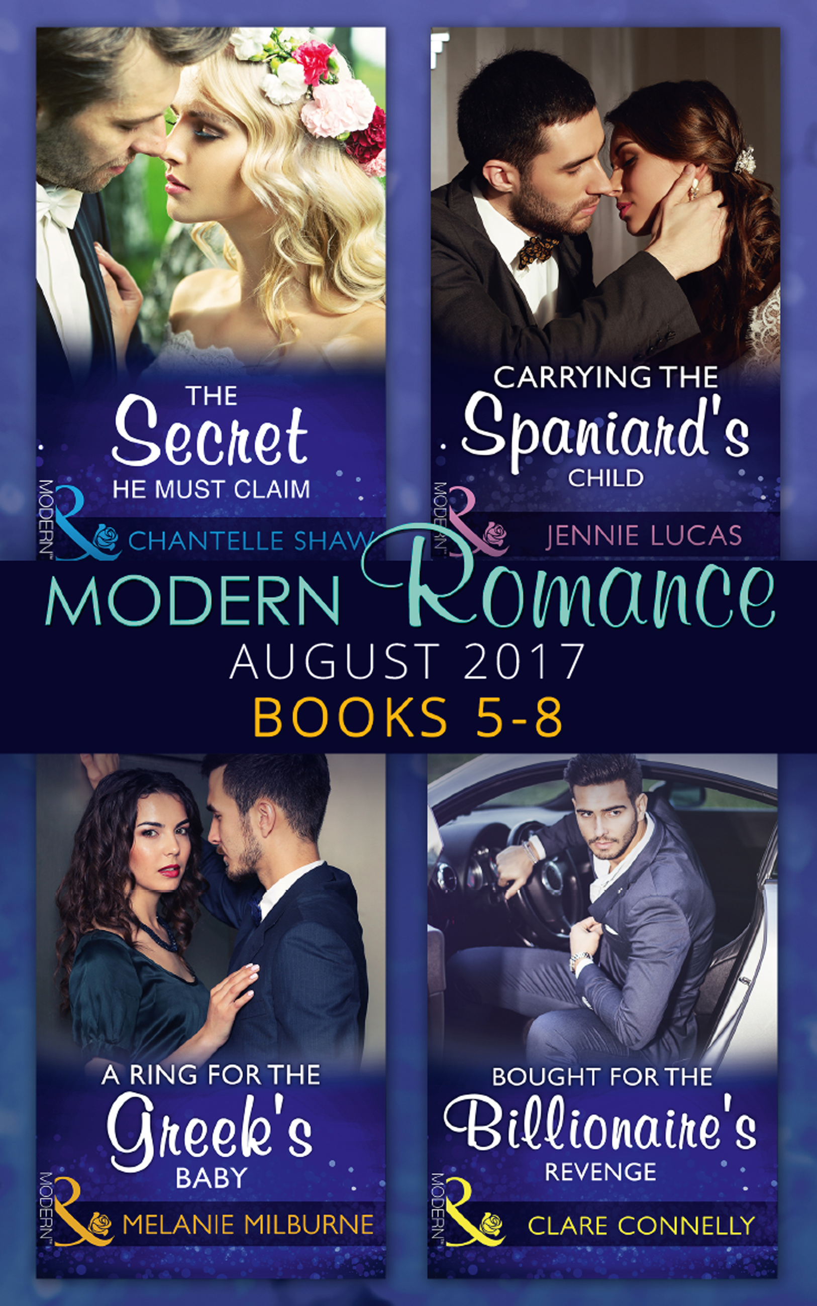 Обложка книги «Modern Romance Collection: August 2017 Books 5 -8»