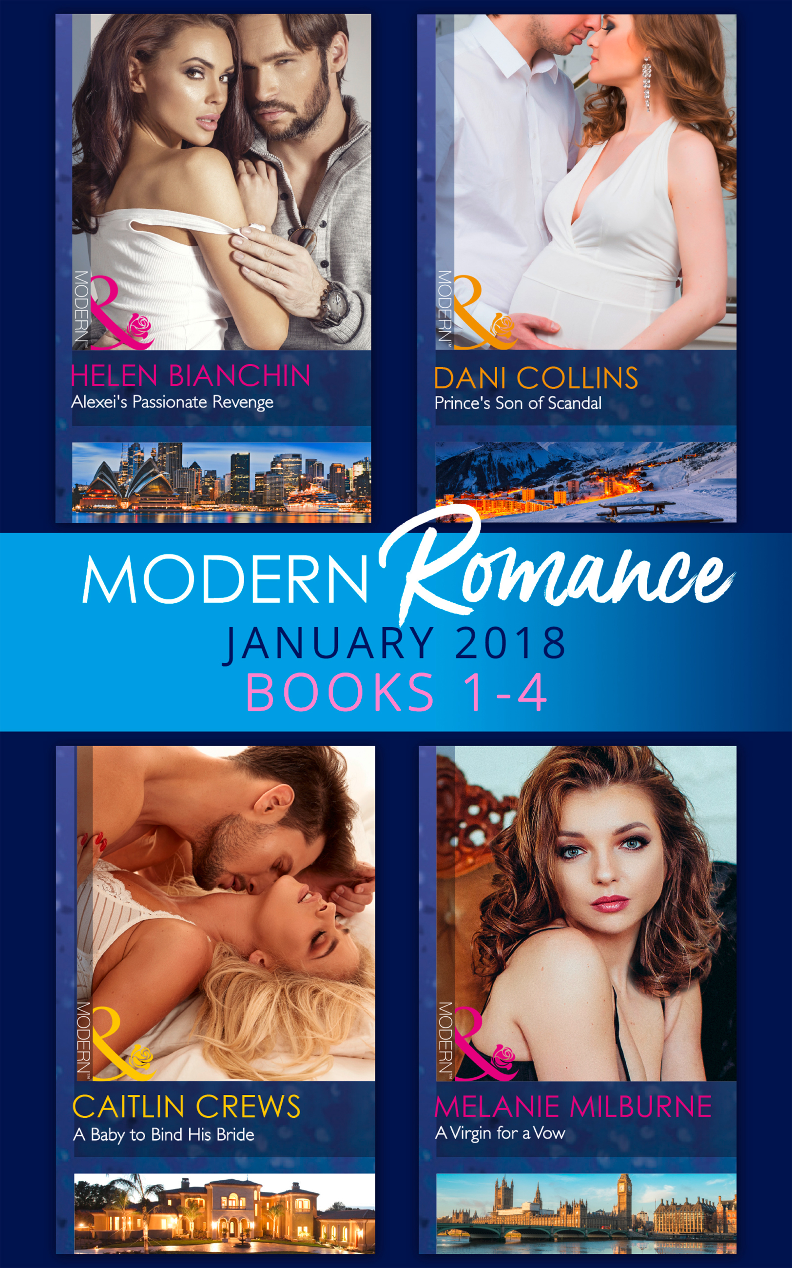 Обложка книги «Modern Romance Collection: January 2018 Books 1 -4»