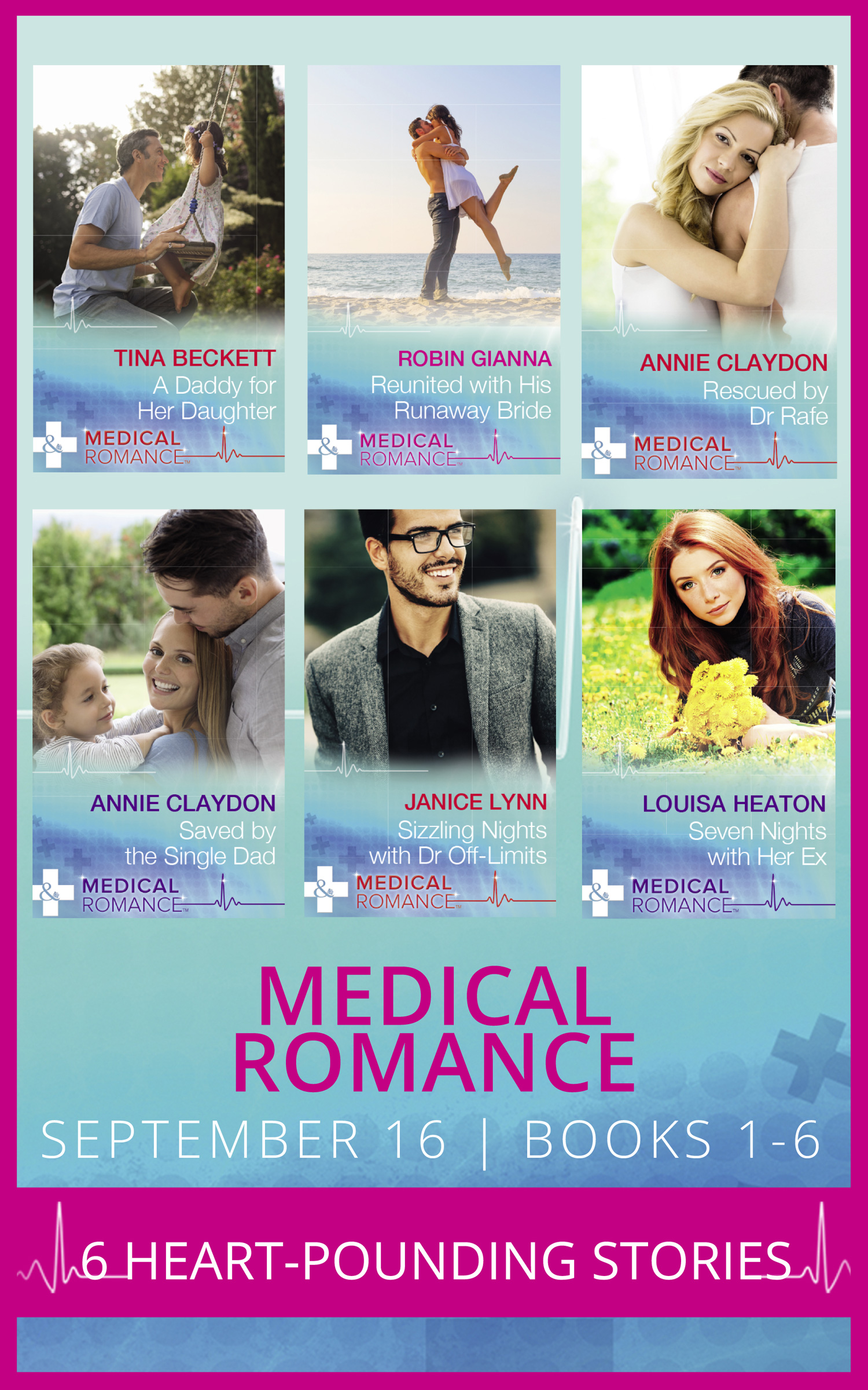 Обложка книги «Medical Romance September 2016 Books 1-6»