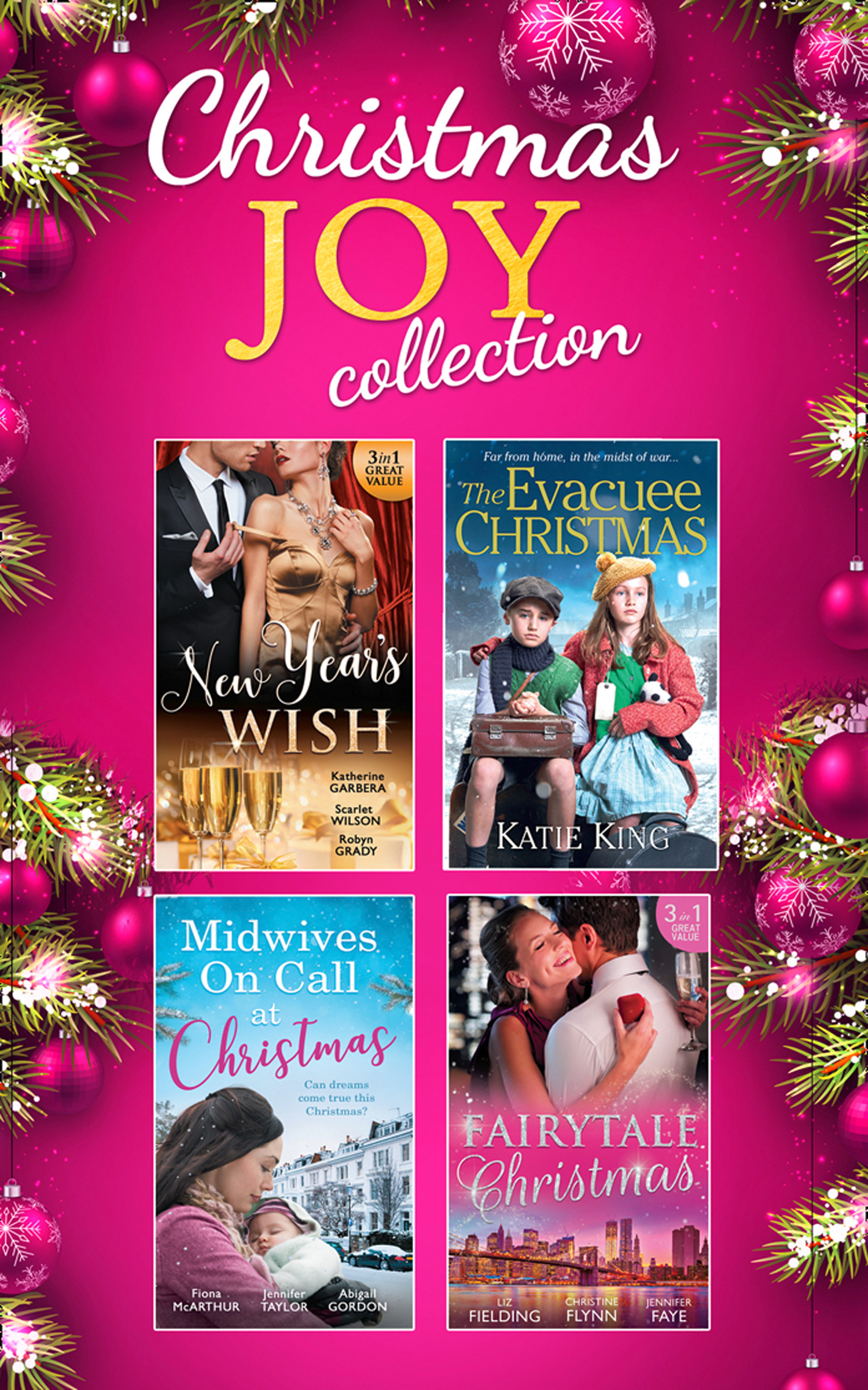 Обложка книги «Mills and Boon Christmas Joy Collection»