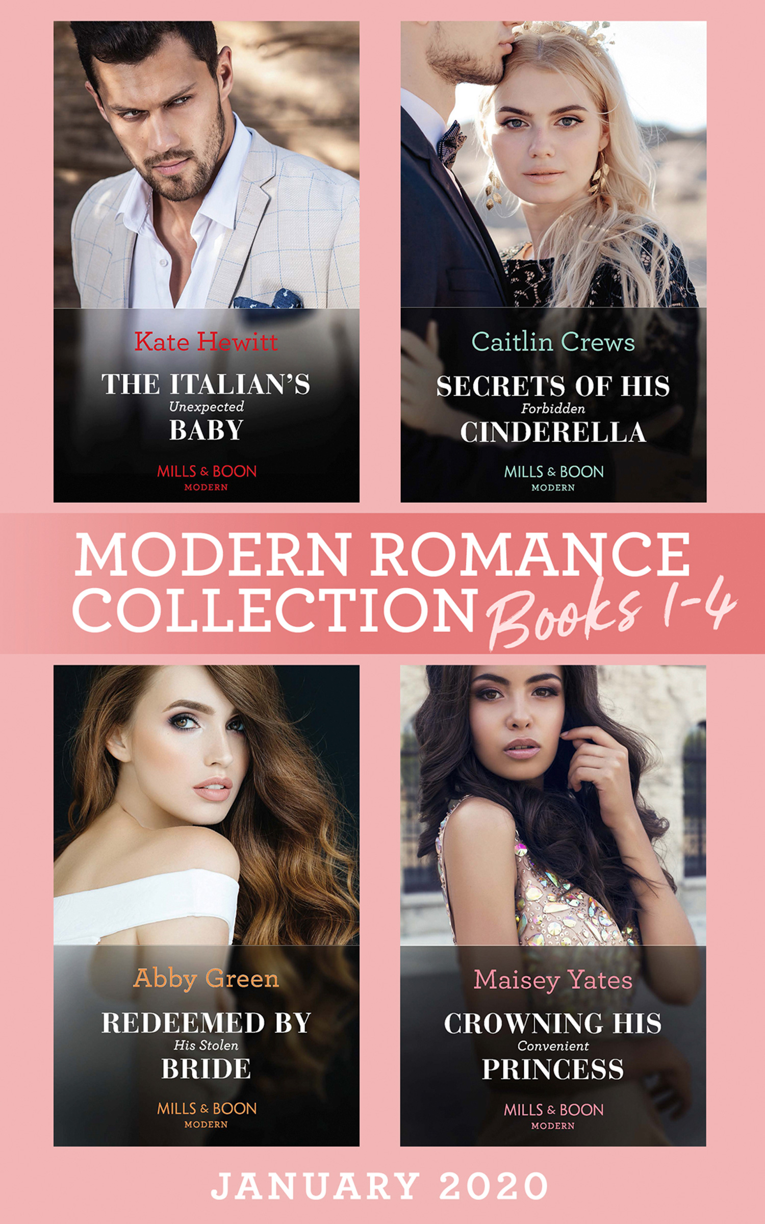Обложка книги «Modern Romance January 2020 Books 1-4»