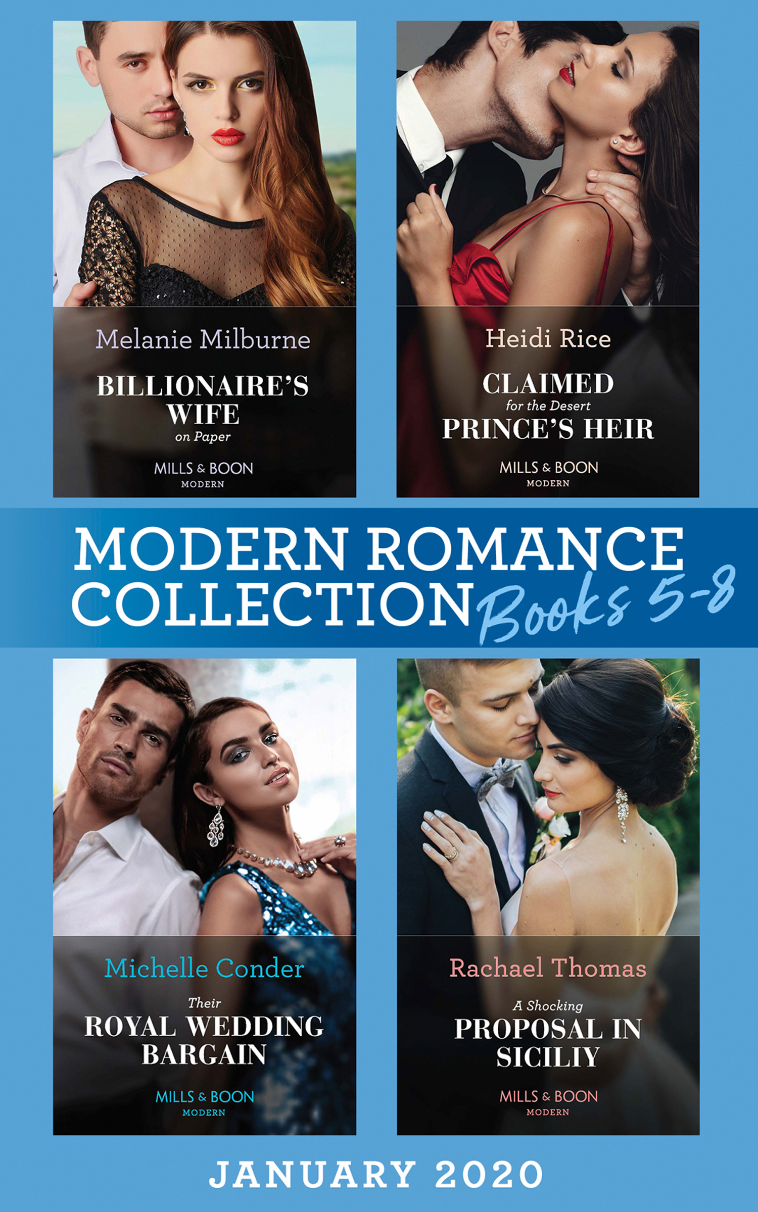 Обложка книги «Modern Romance January 2020 Books 5-8»