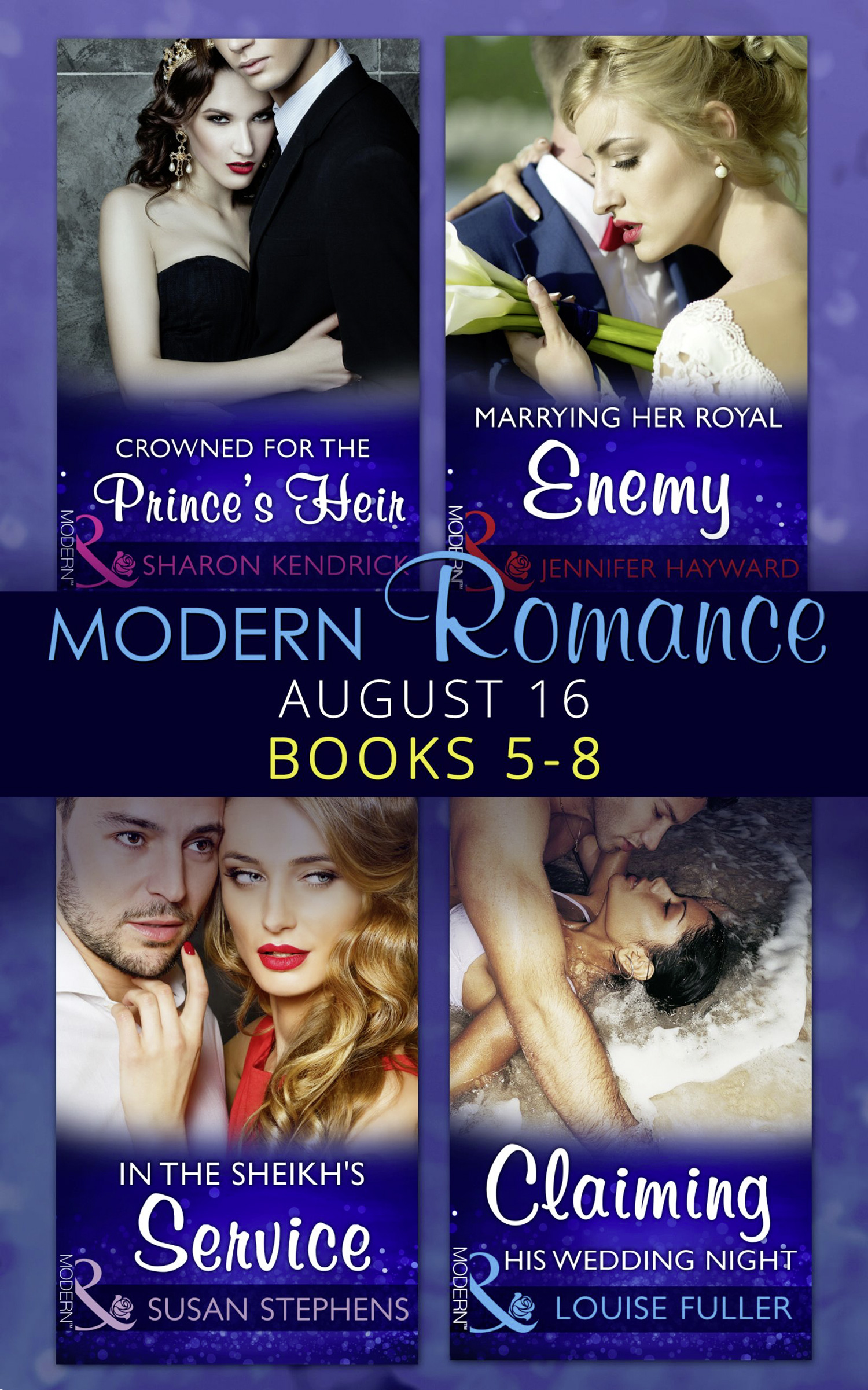 Обложка книги «Modern Romance August 2016 Books 5-8»