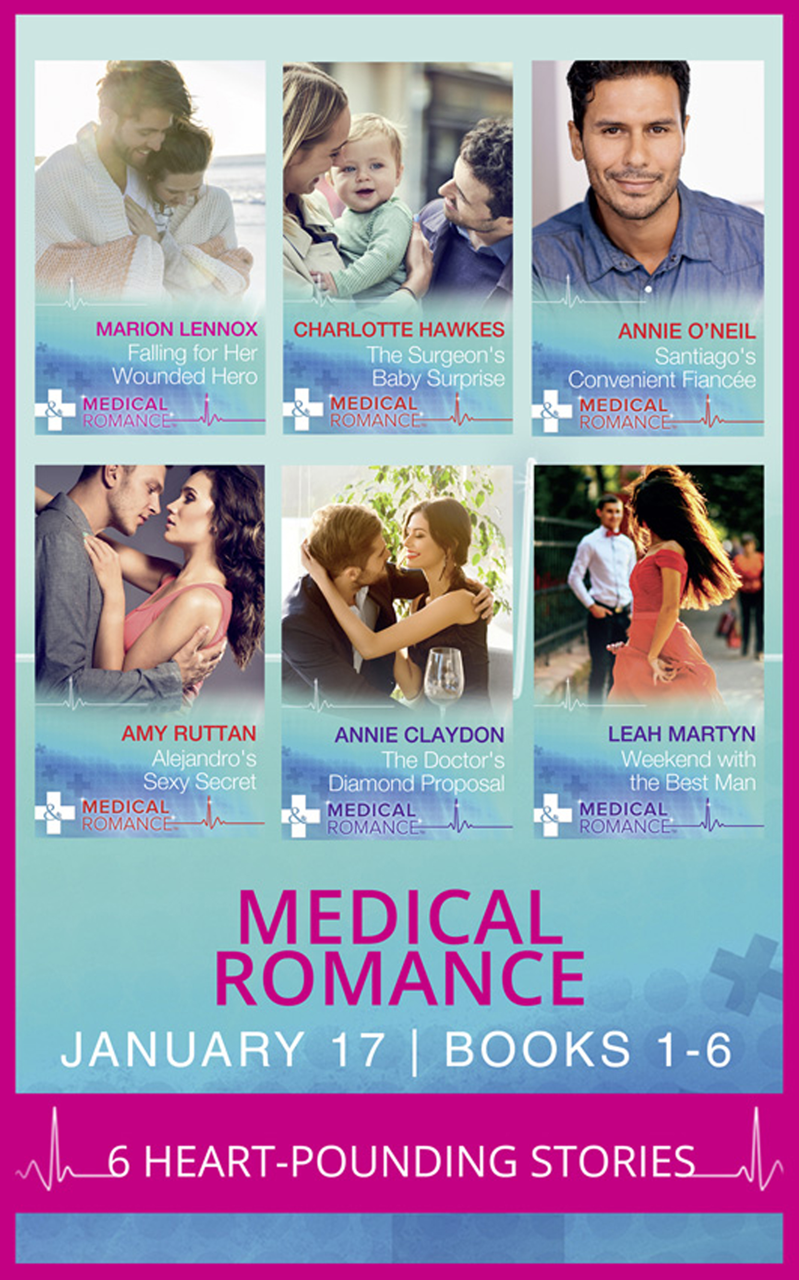 Обложка книги «Medical Romance January 2017 Books 1 -6»