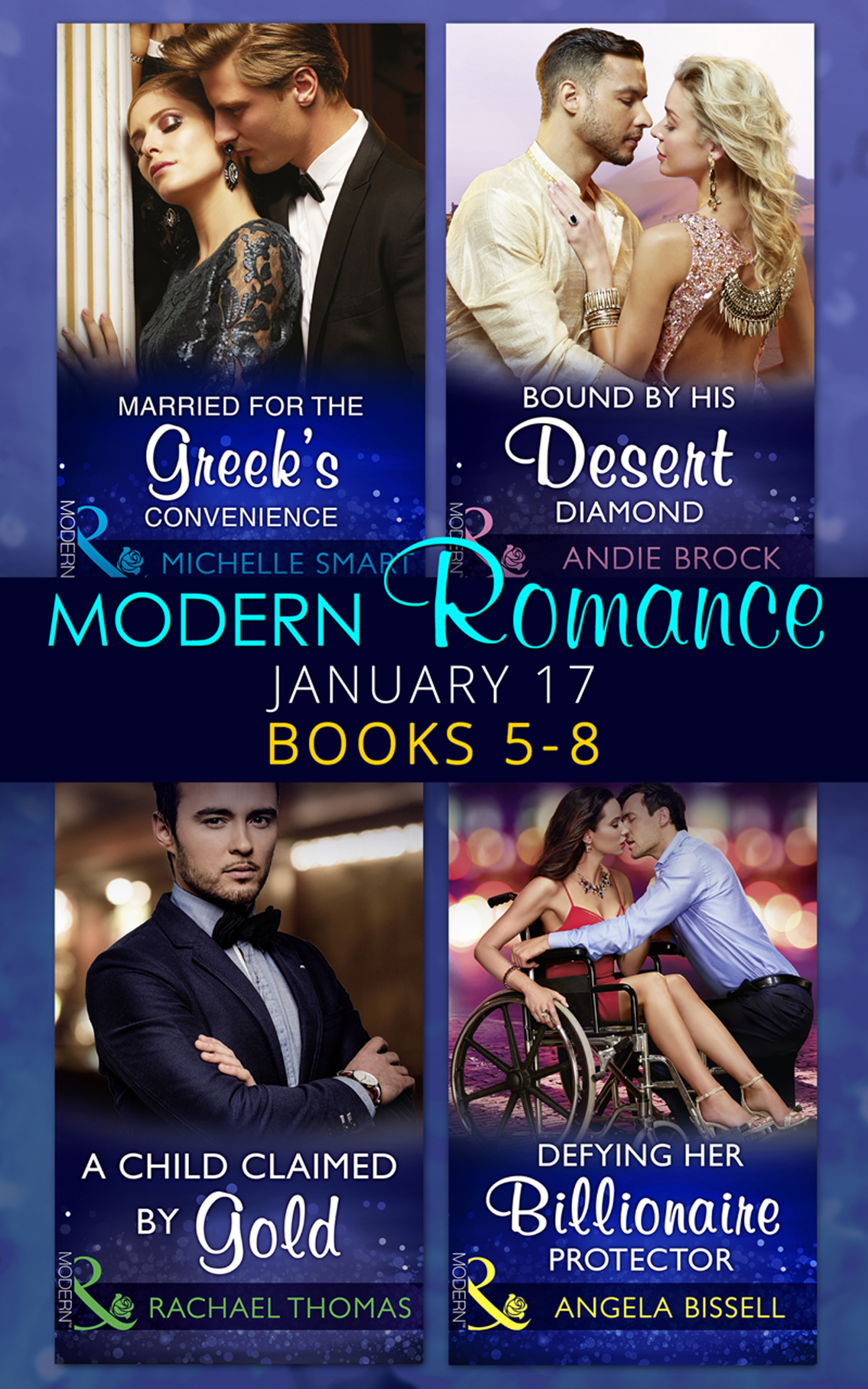 Обложка книги «Modern Romance January 2017 Books 5 - 8»