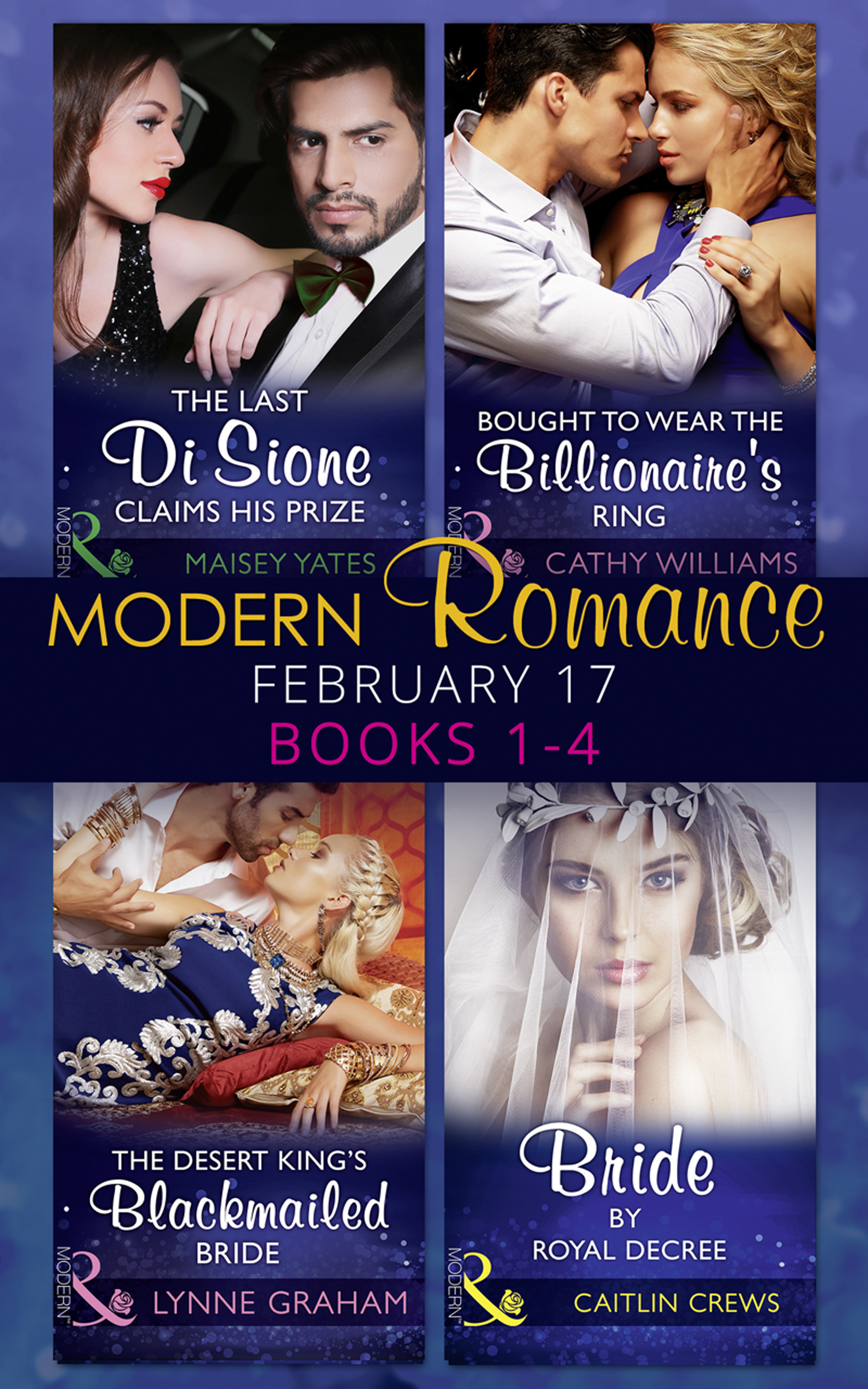 Обложка книги «Modern Romance February Books 1-4»