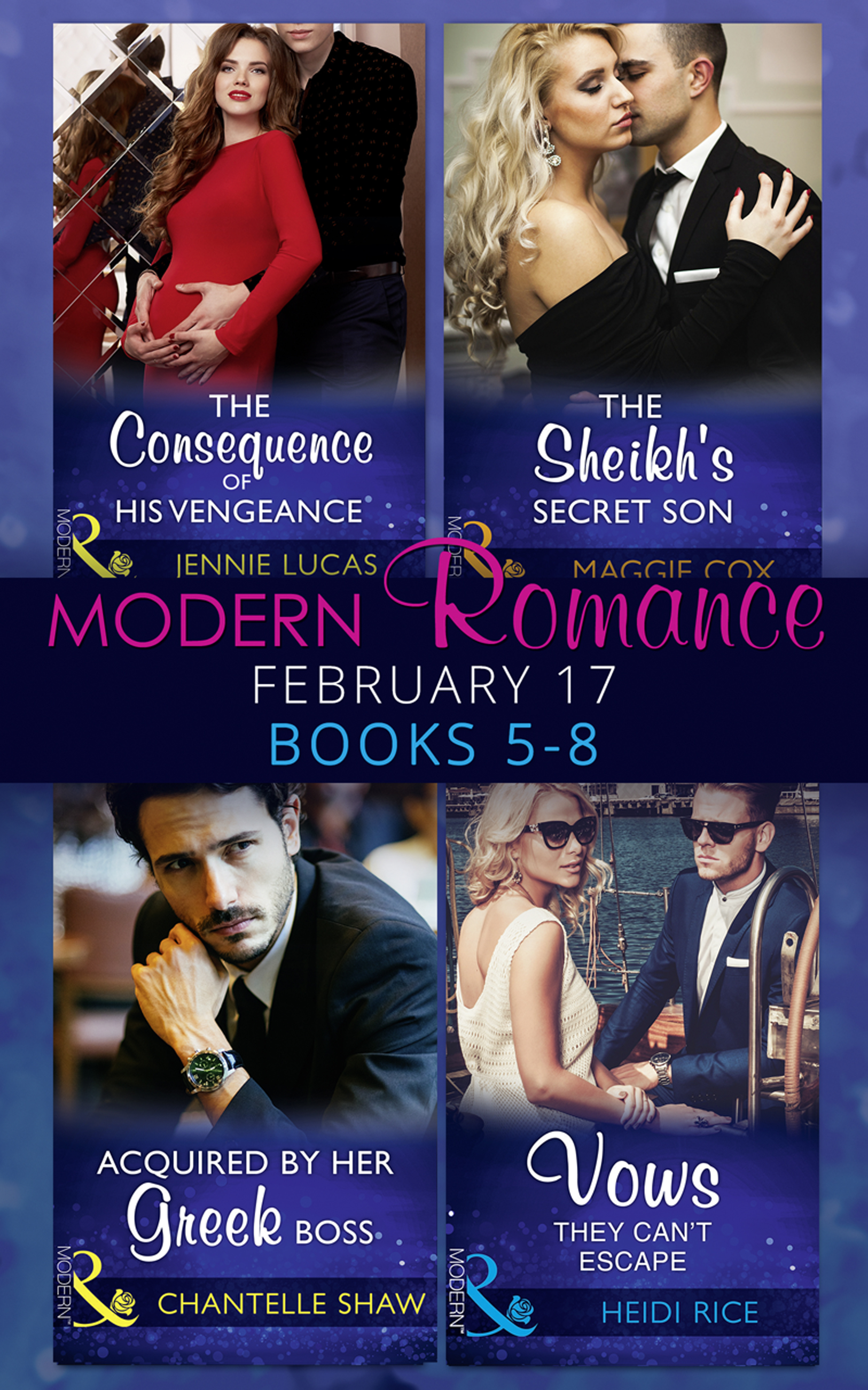 Обложка книги «Modern Romance February Books 5-8»