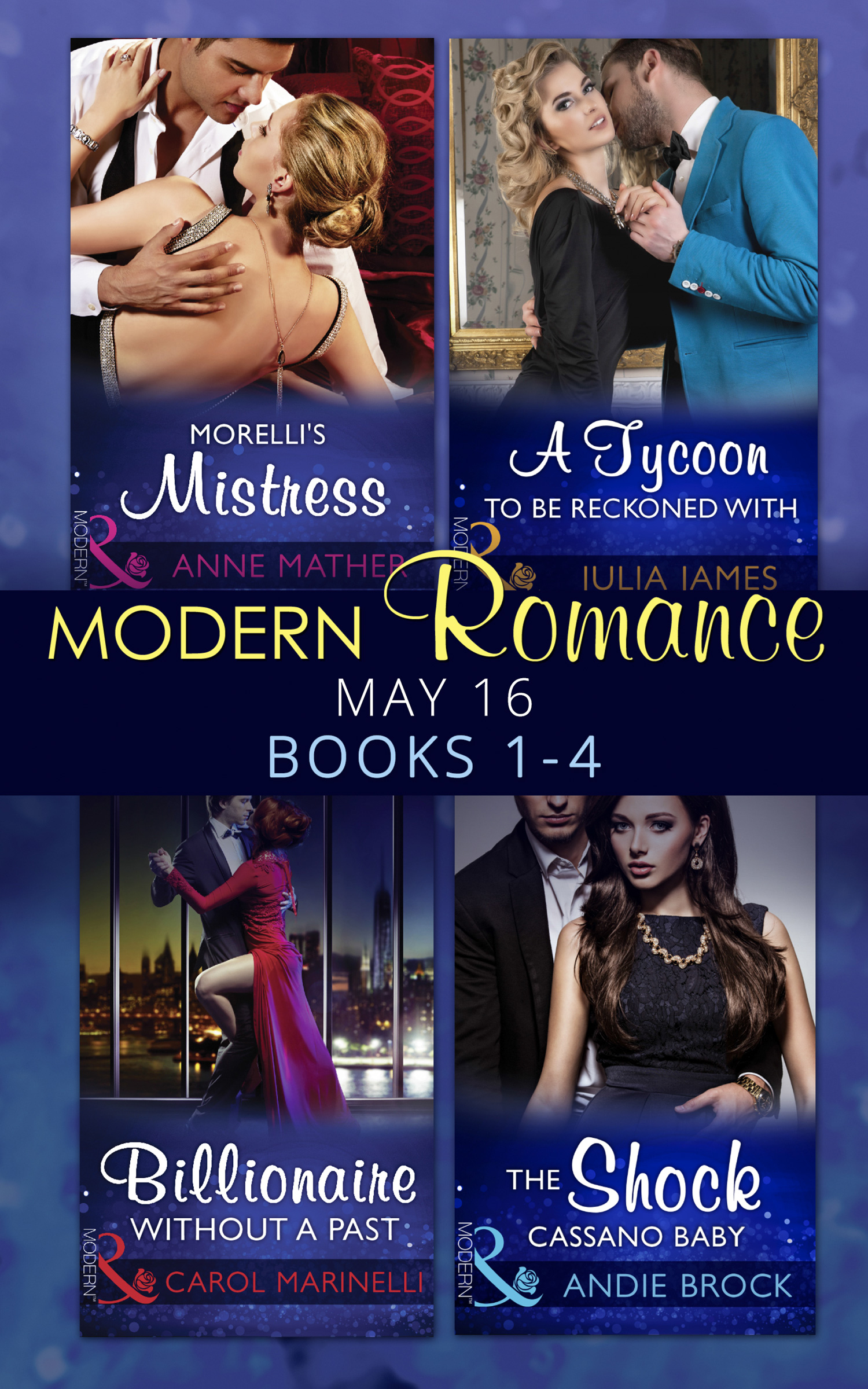 Обложка книги «Modern Romance May 2016 Books 1-4»