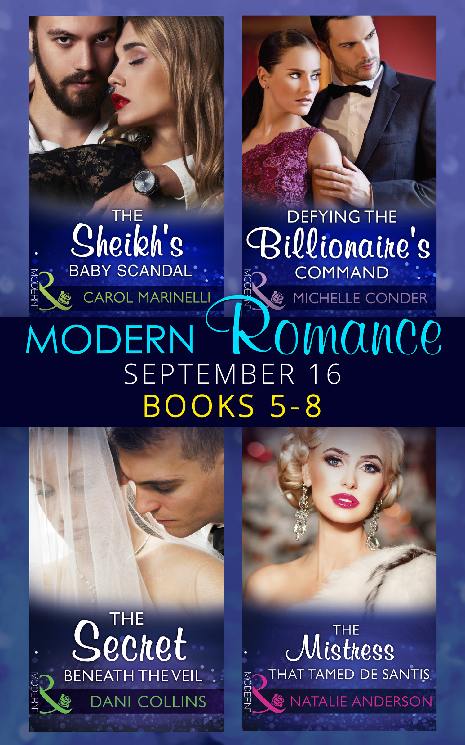Обложка книги «Modern Romance September 2016 Books 5-8»