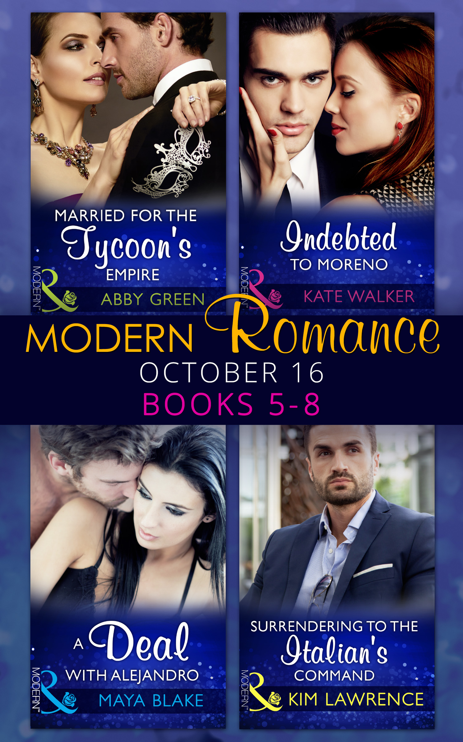 Обложка книги «Modern Romance October 2016 Books 5-8»