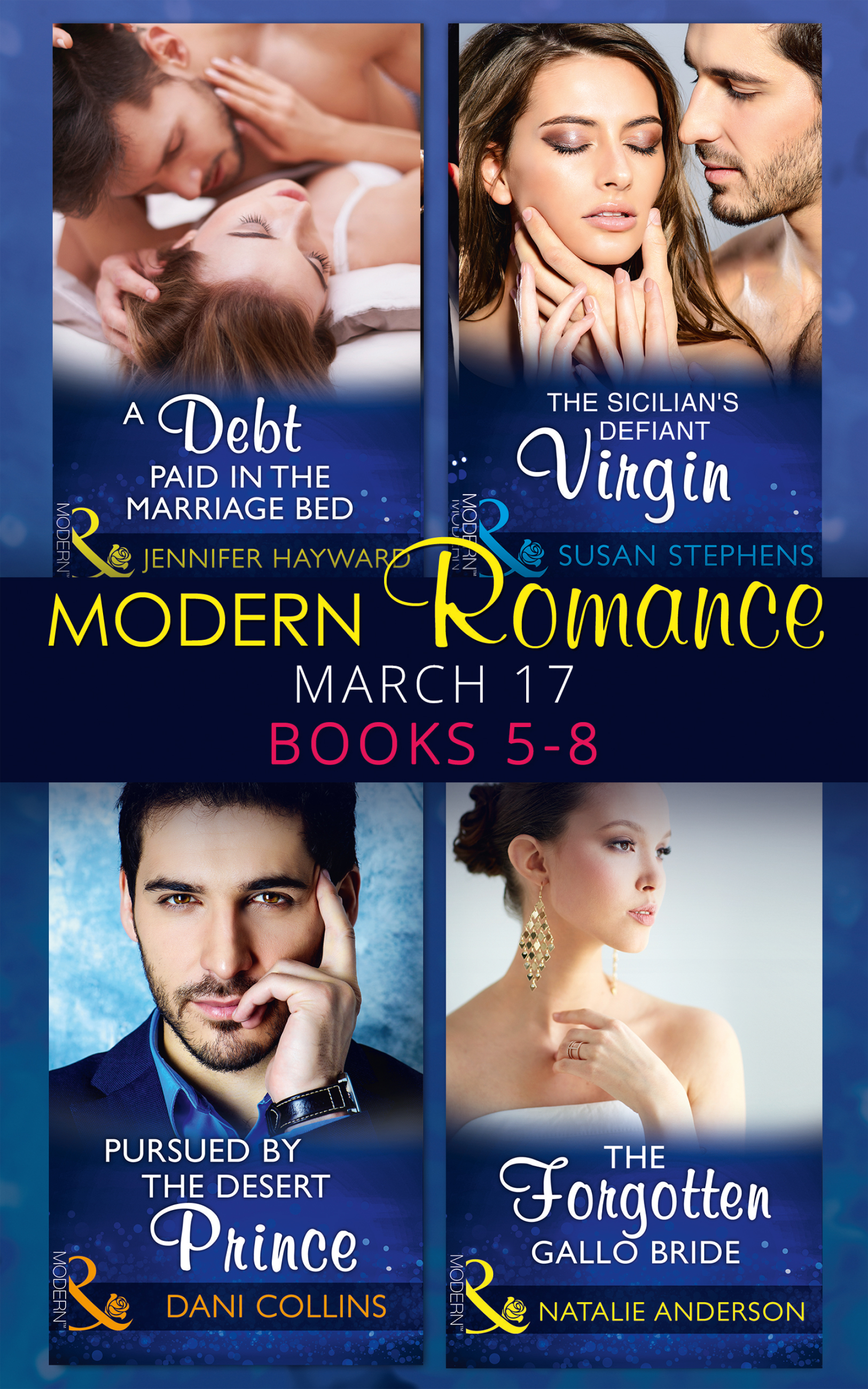 Обложка книги «Modern Romance March 2017 Books 5 -8»