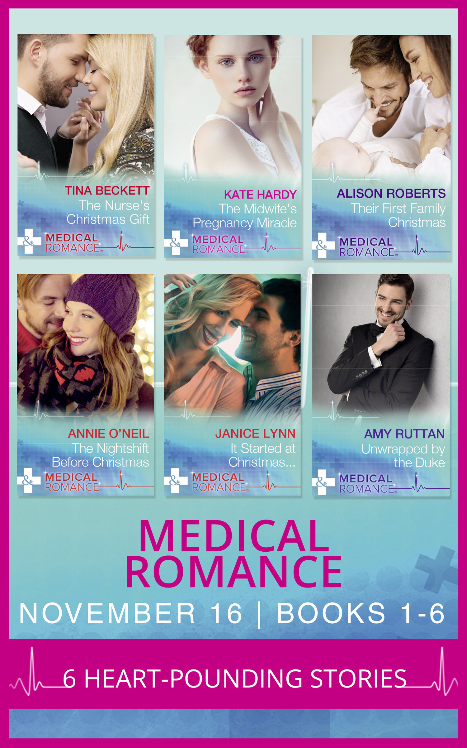 Обложка книги «Medical Romance November 2016 Books 1-6»
