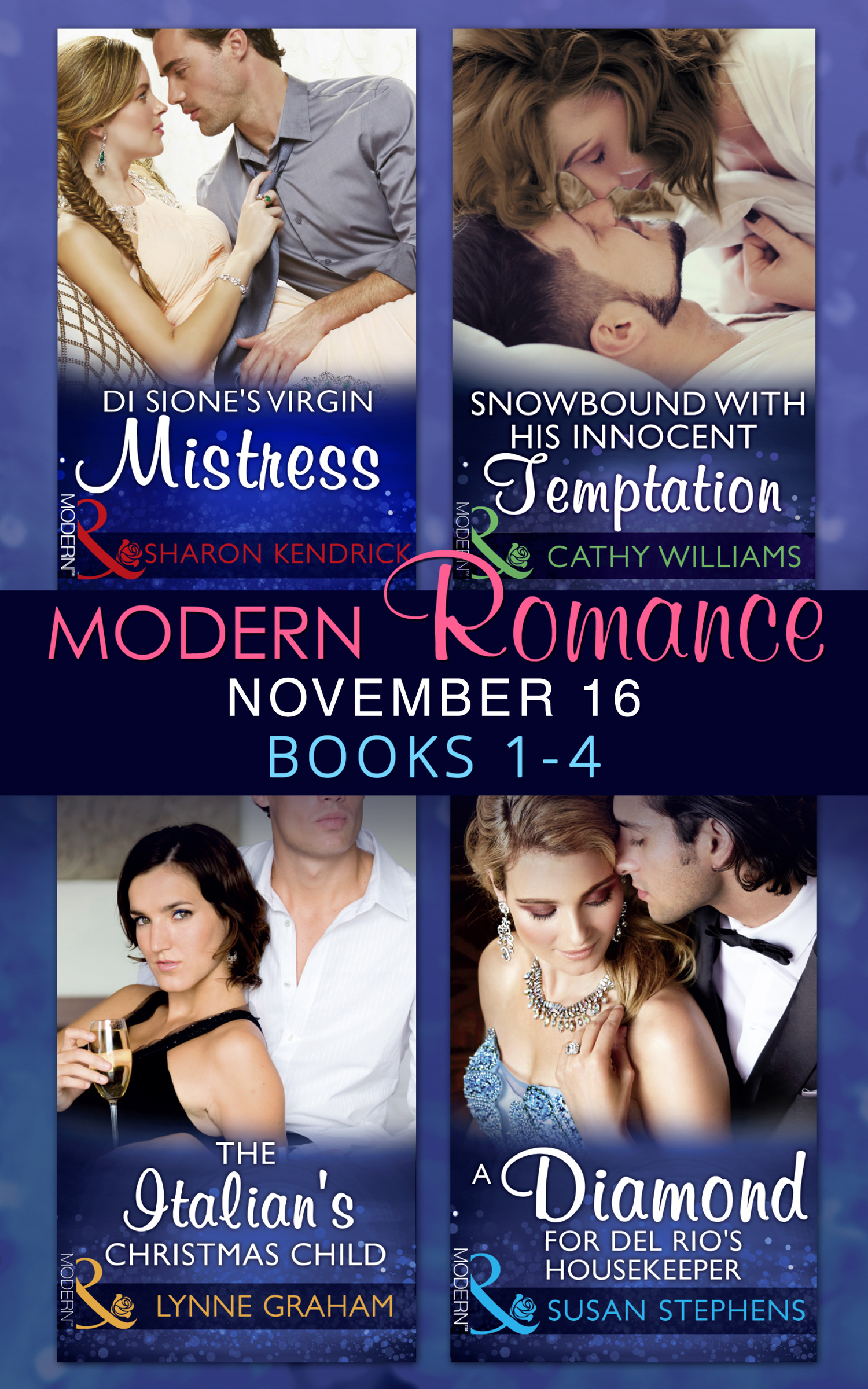 Обложка книги «Modern Romance November 2016 Books 1-4»