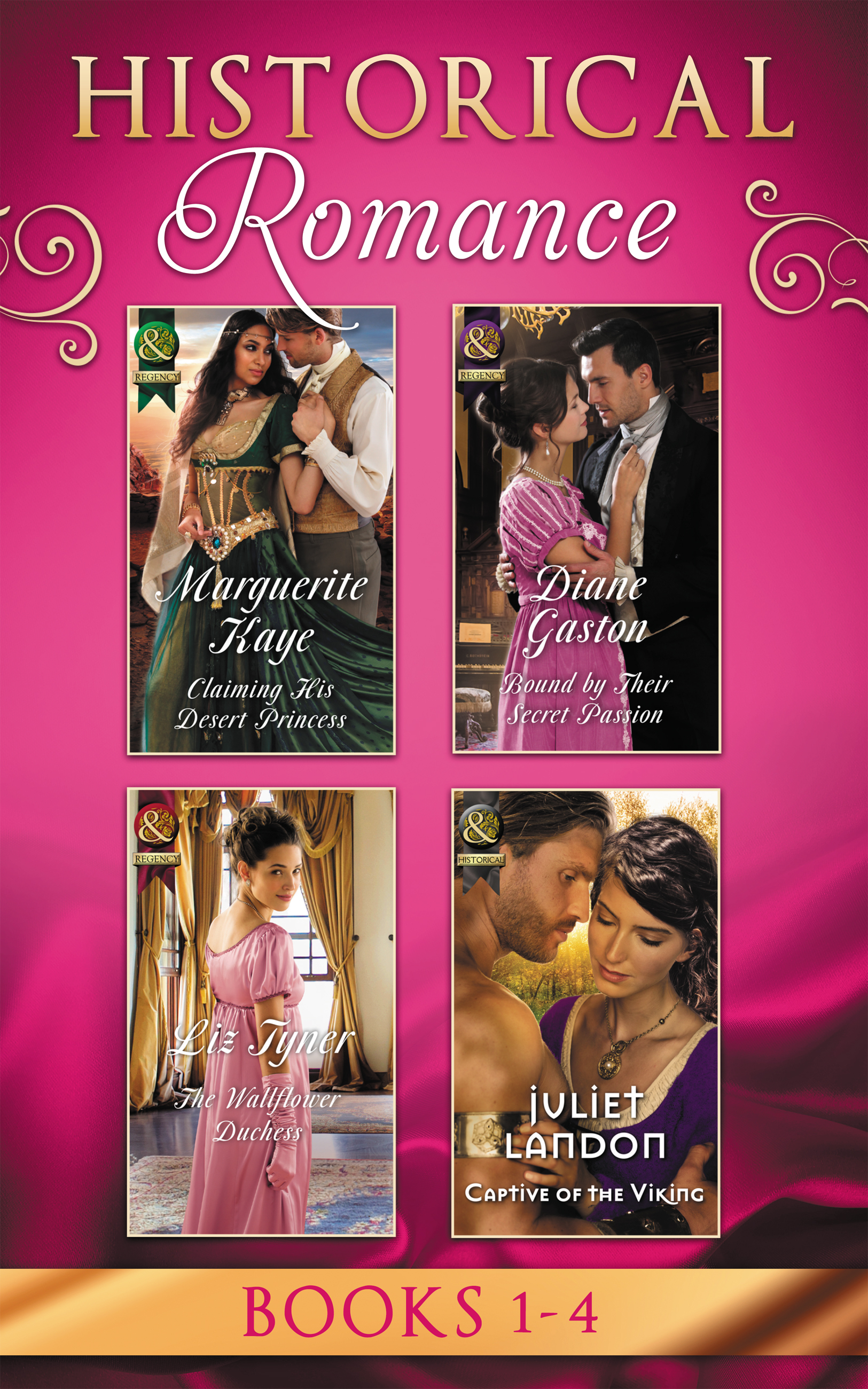 Обложка книги «Historical Romance: April Books 1 - 4»