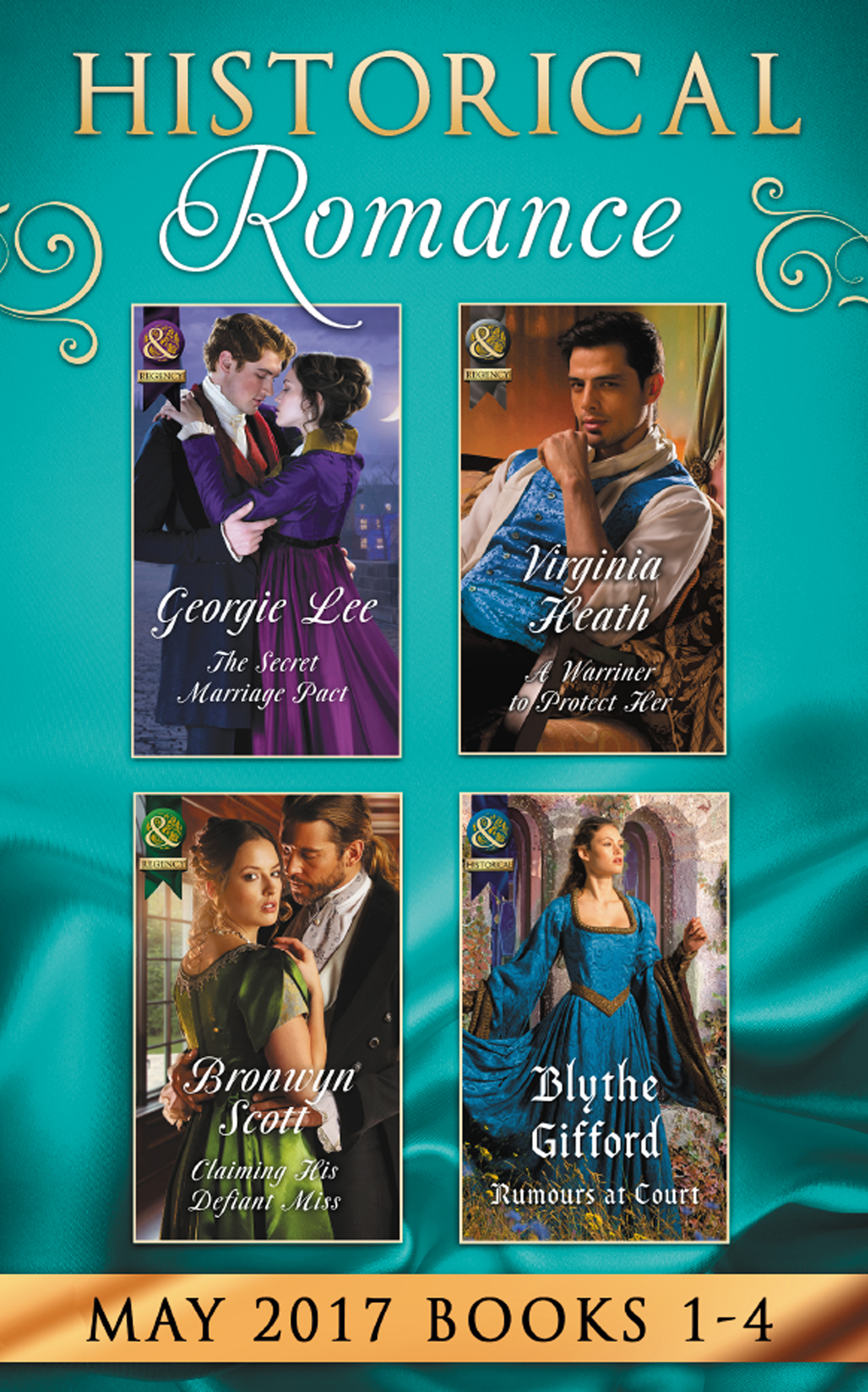 Обложка книги «Historical Romance May 2017 Books 1 - 4»