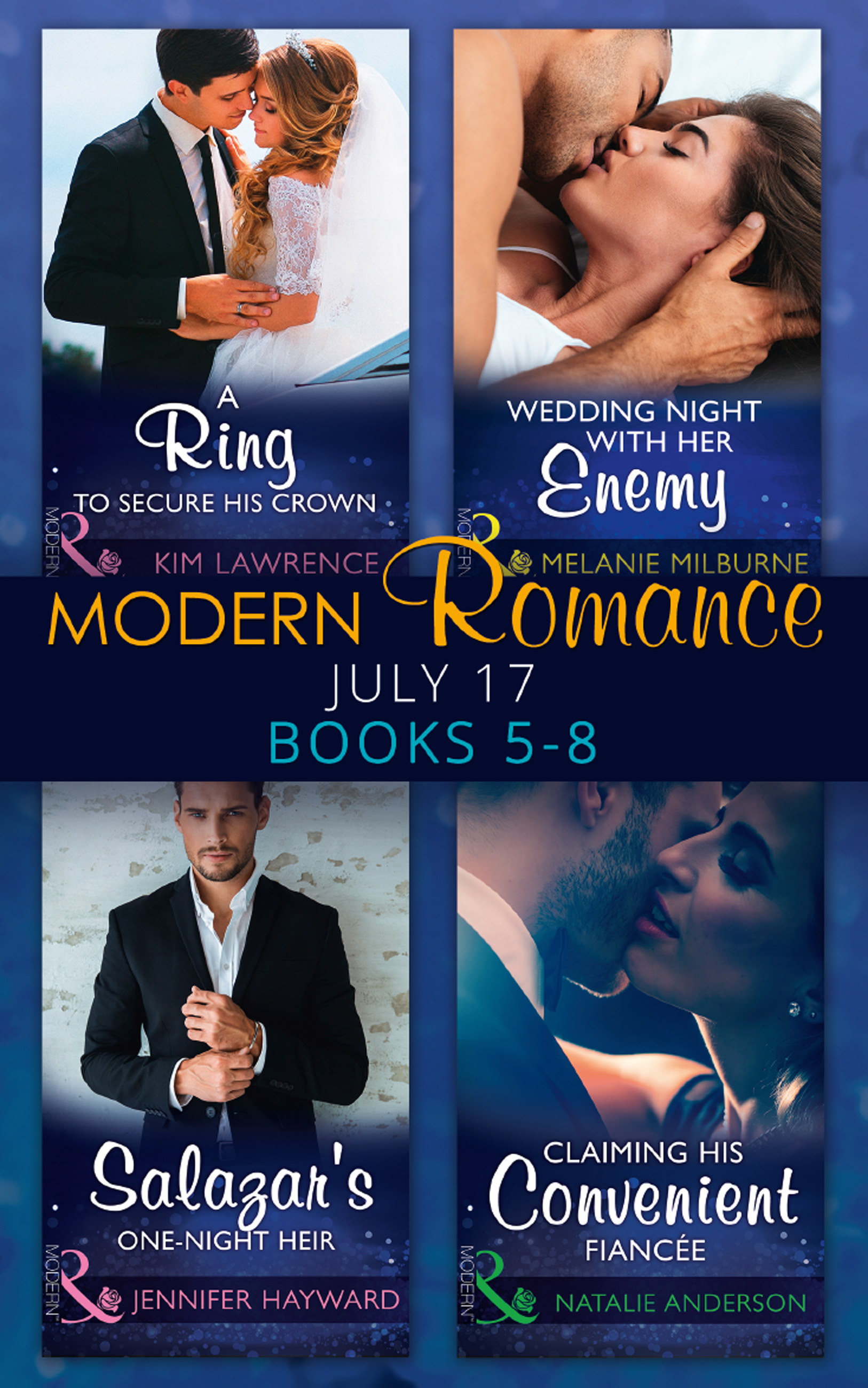 Обложка книги «Modern Romance Collection: July Books 5 - 8»