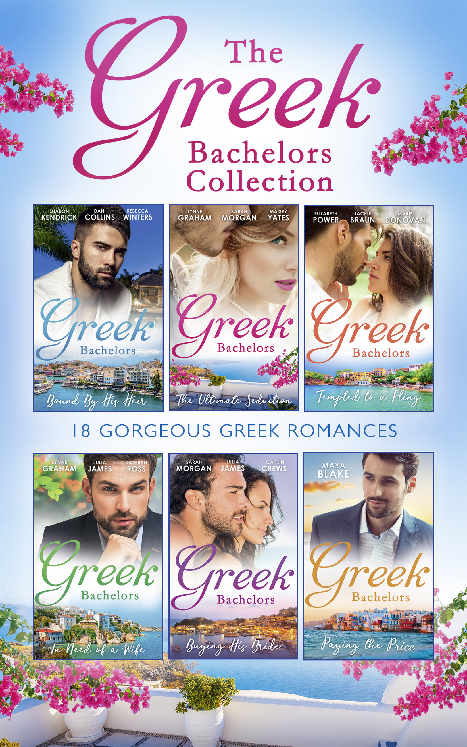 Обложка книги «The Greek Bachelors Collection»