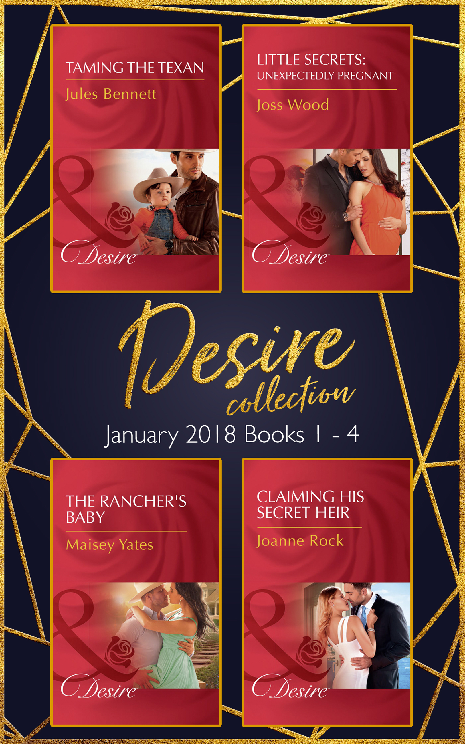 Обложка книги «Desire Collection: January Books 1 – 4»