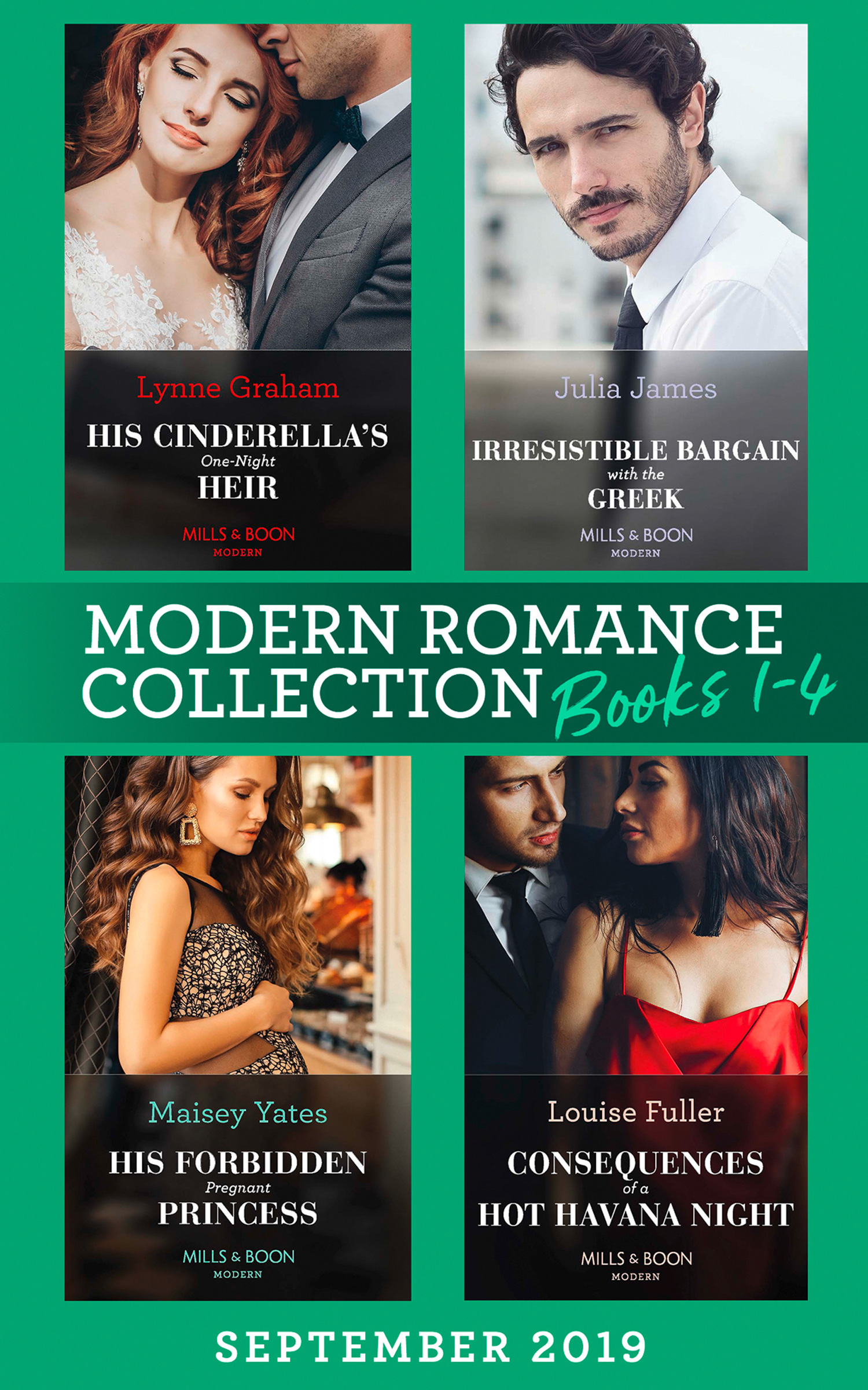 Обложка книги «Modern Romance September Books 1-4»