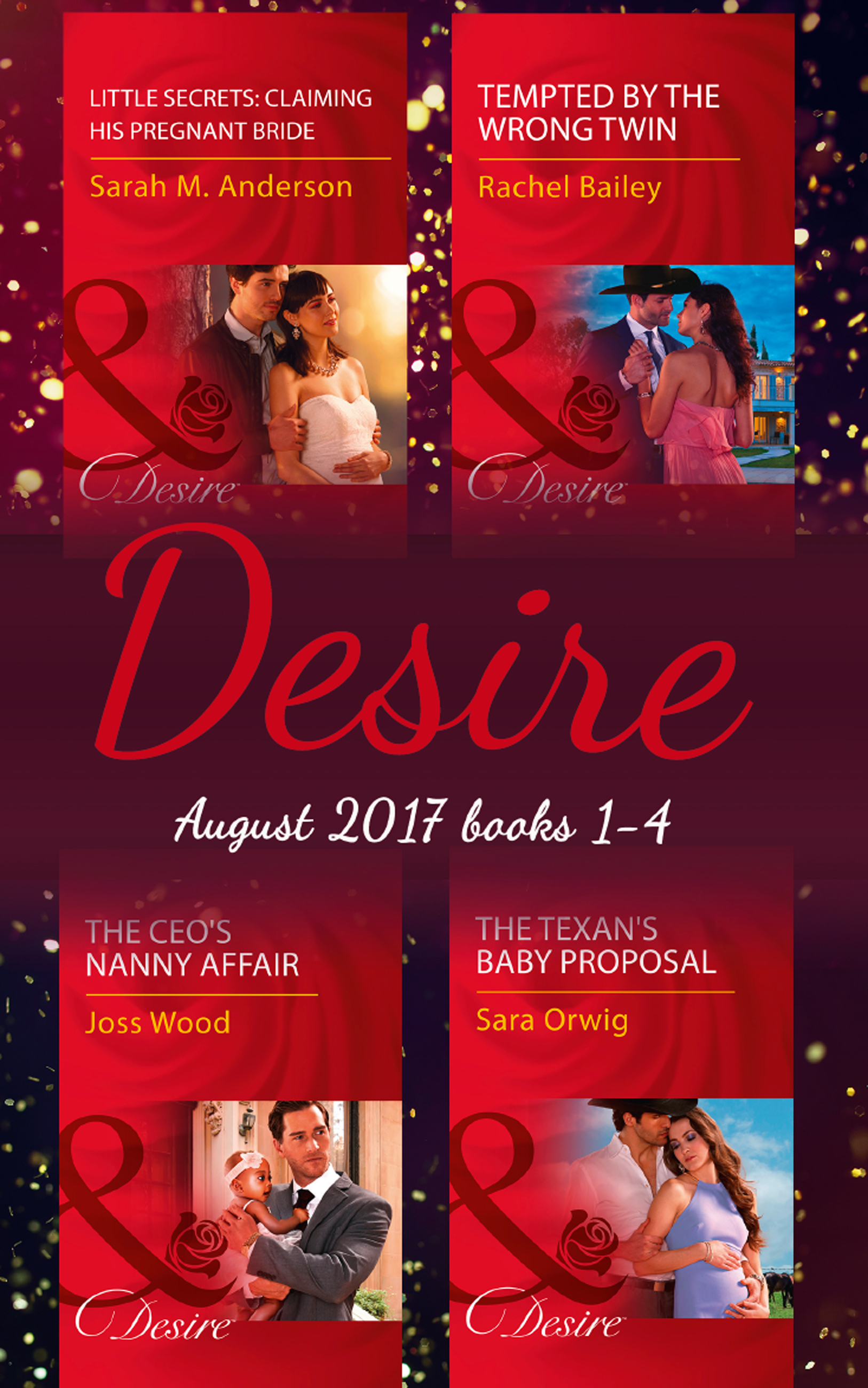 Обложка книги «Desire Collection: August 2017 Books 1 - 4»