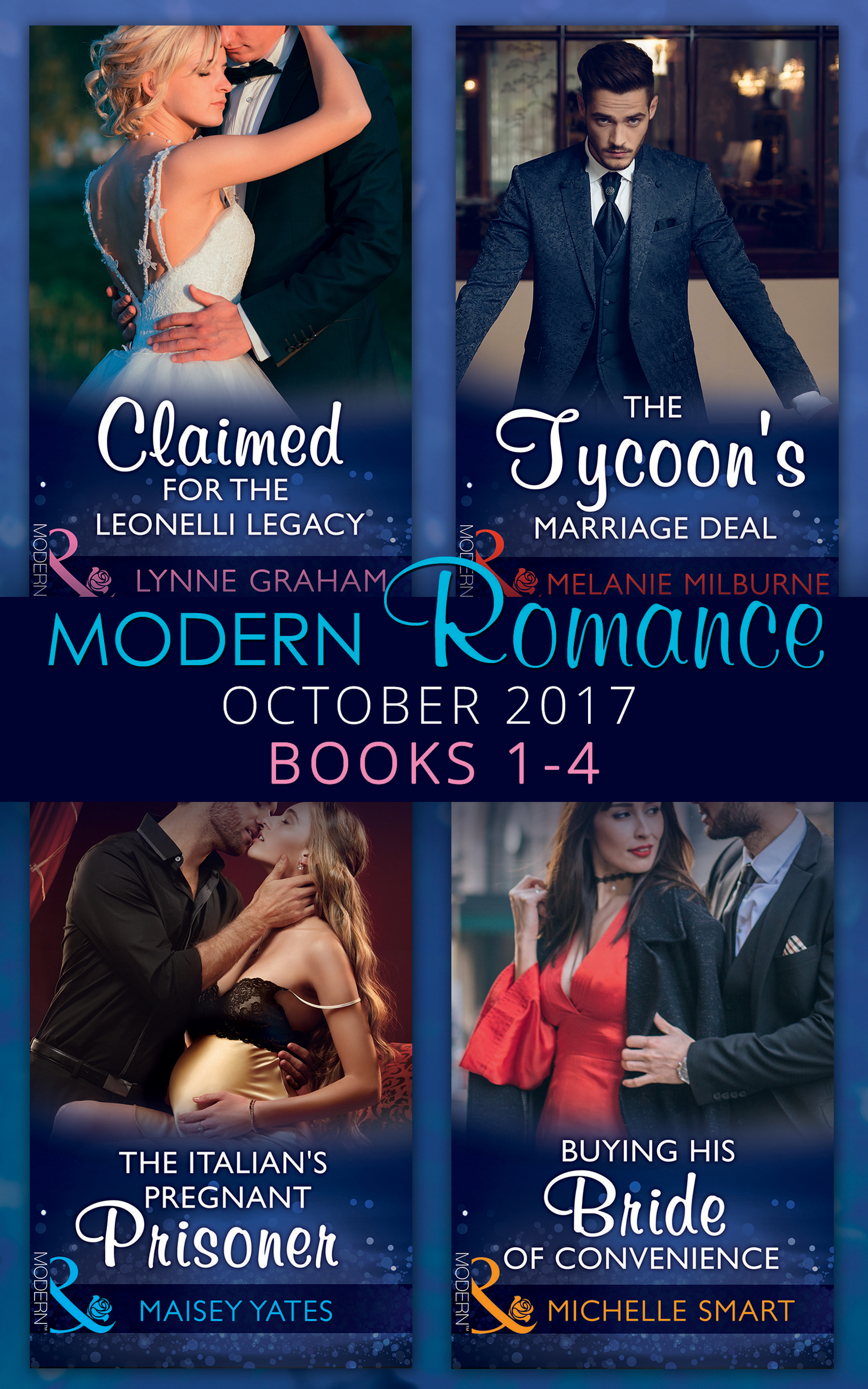 Обложка книги «Modern Romance Collection: October 2017 Books 1 - 4»