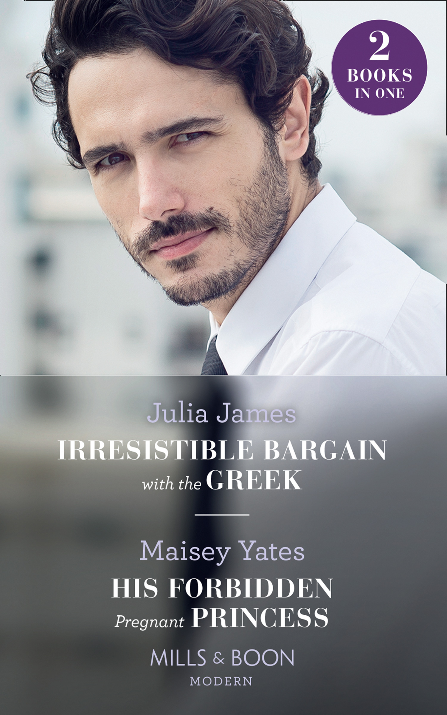 Обложка книги «Irresistible Bargain With The Greek / His Forbidden Pregnant Princess»