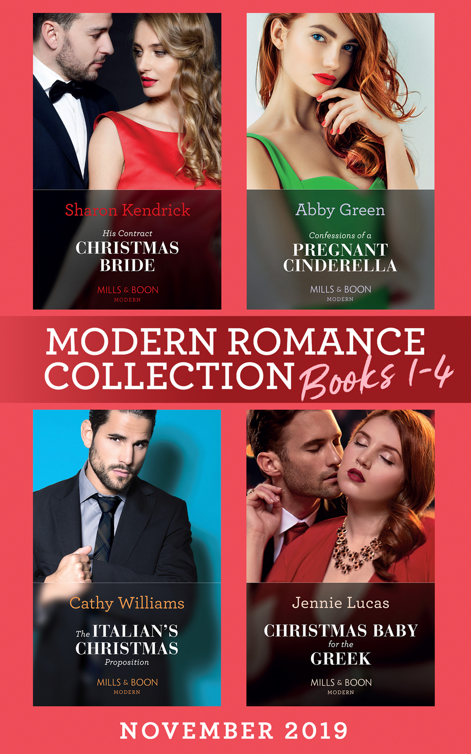 Обложка книги «Modern Romance November 2019 Books 1-4»