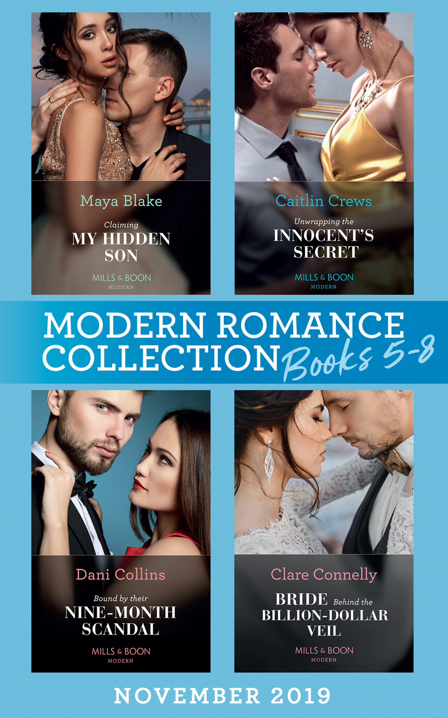 Обложка книги «Modern Romance November 2019 Books 5-8»
