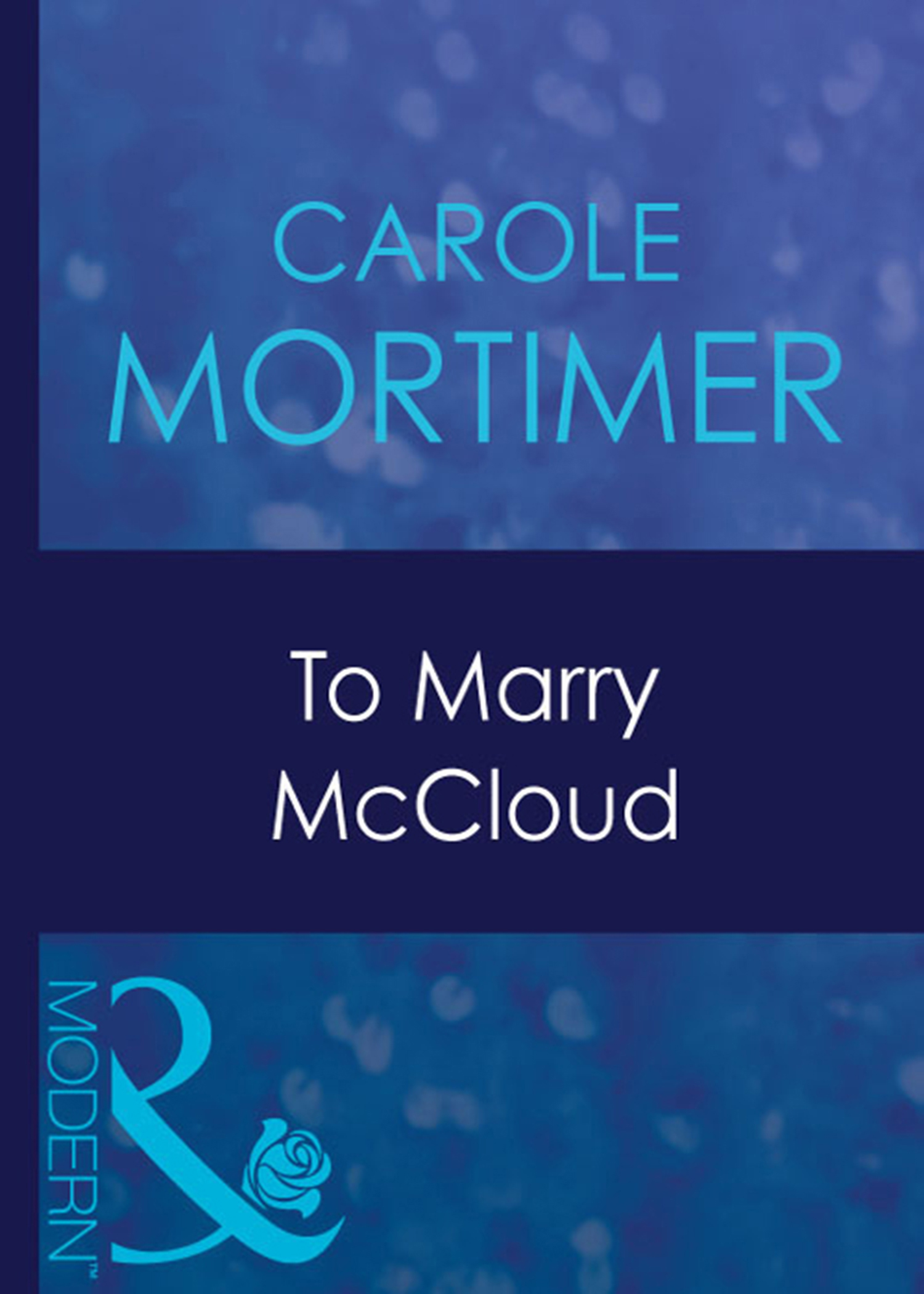 Обложка книги «To Marry Mccloud»