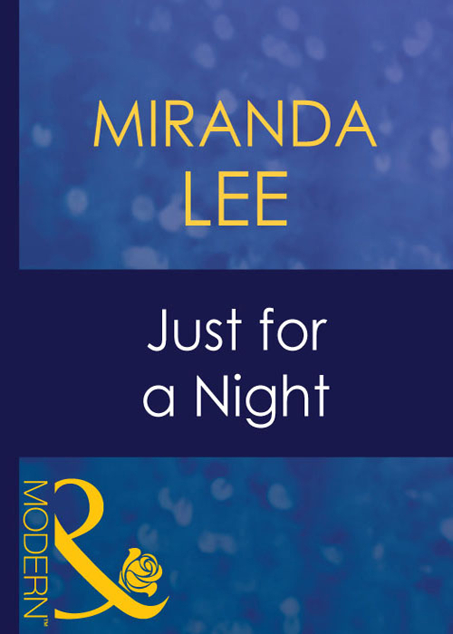 Обложка книги «Just For A Night»