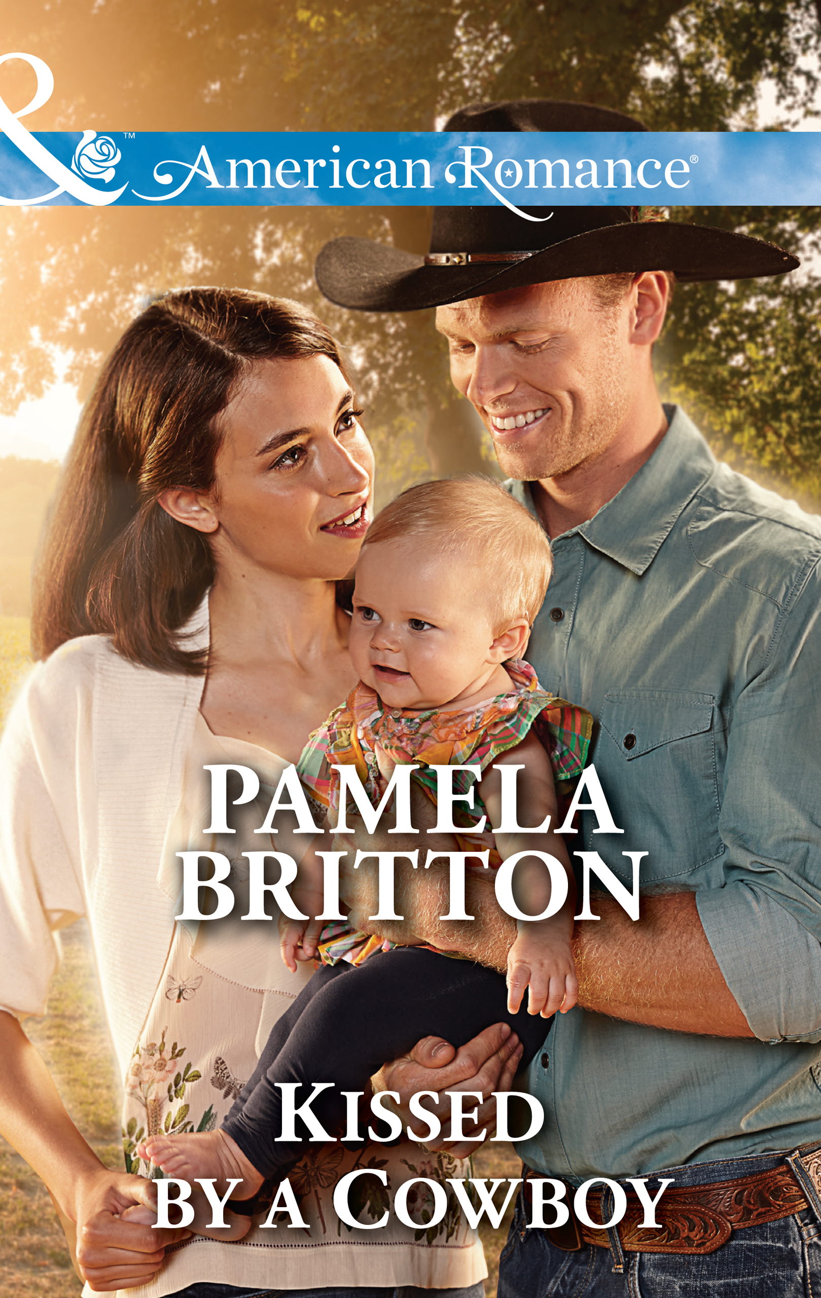 Обложка книги «Kissed by a Cowboy»