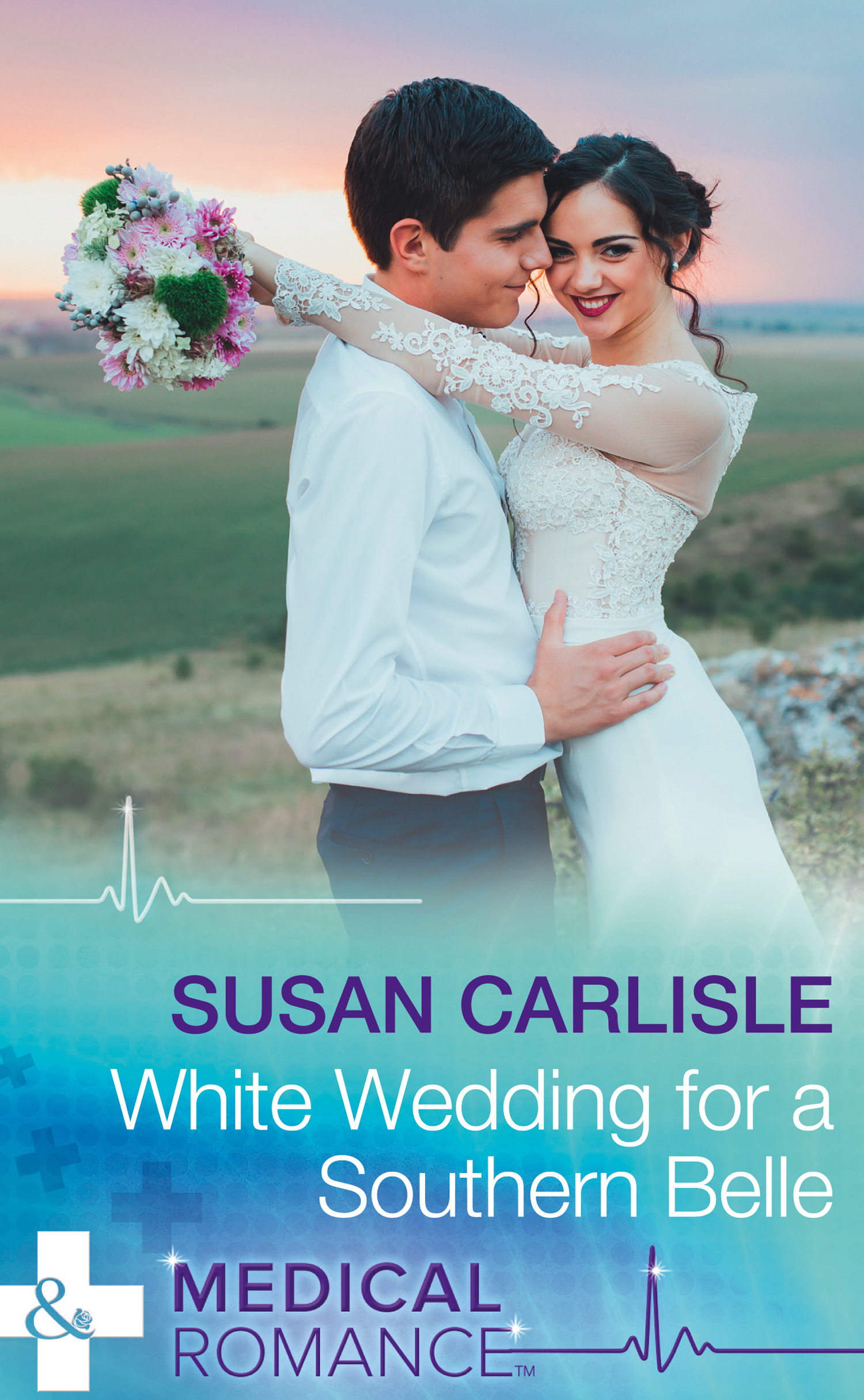 Обложка книги «White Wedding For A Southern Belle»