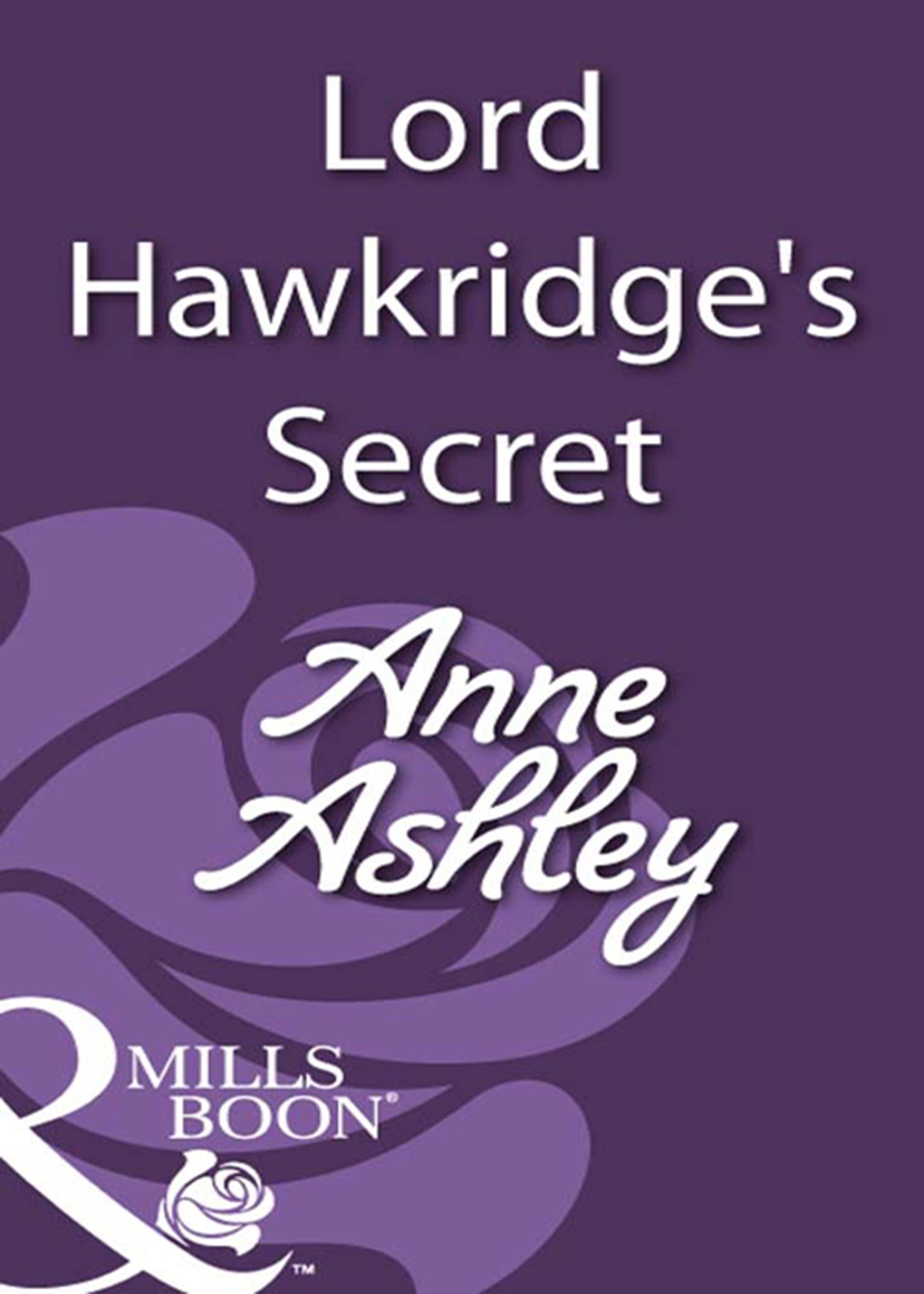 Обложка книги «Lord Hawkridge's Secret»