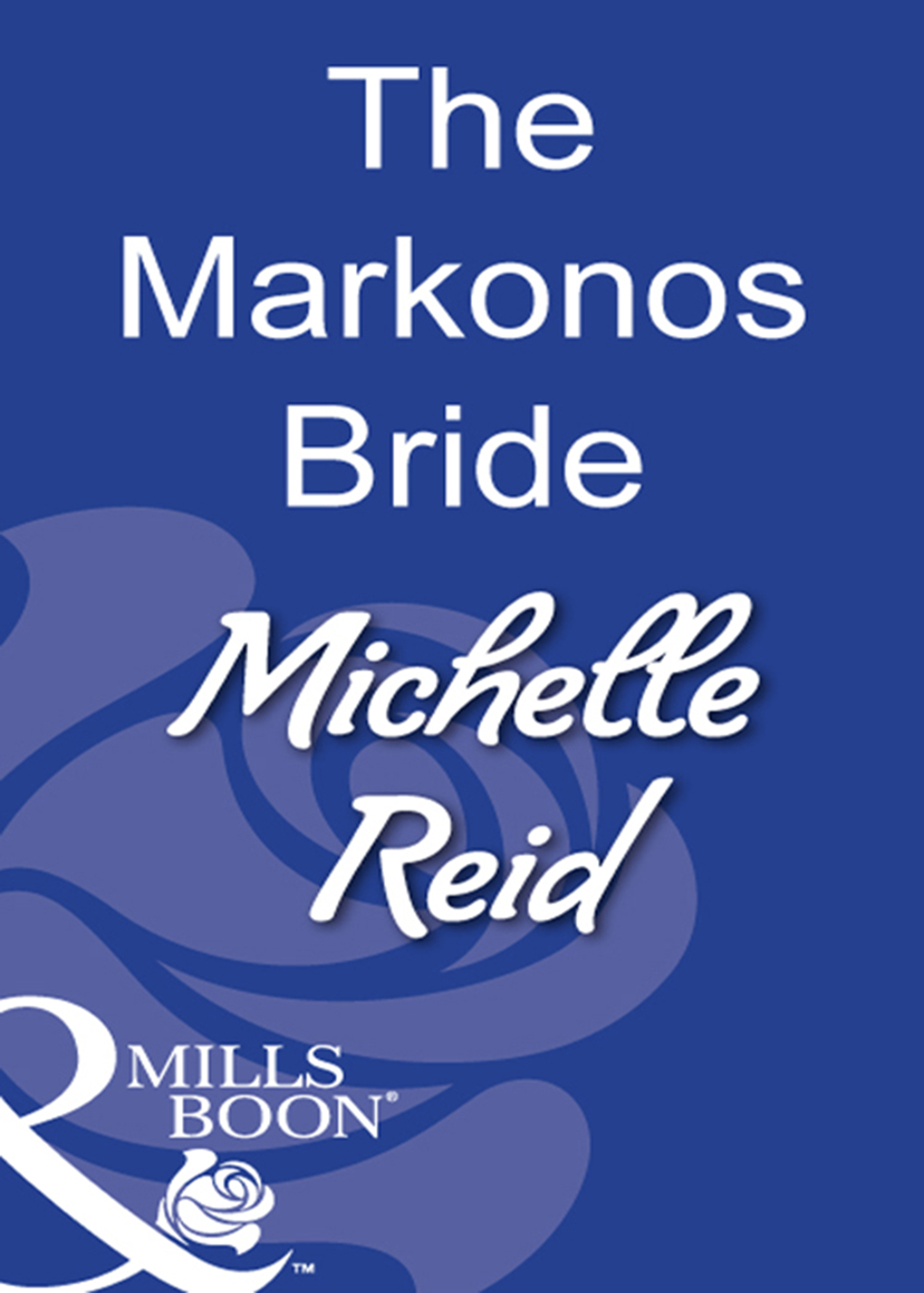 Обложка книги «The Markonos Bride»