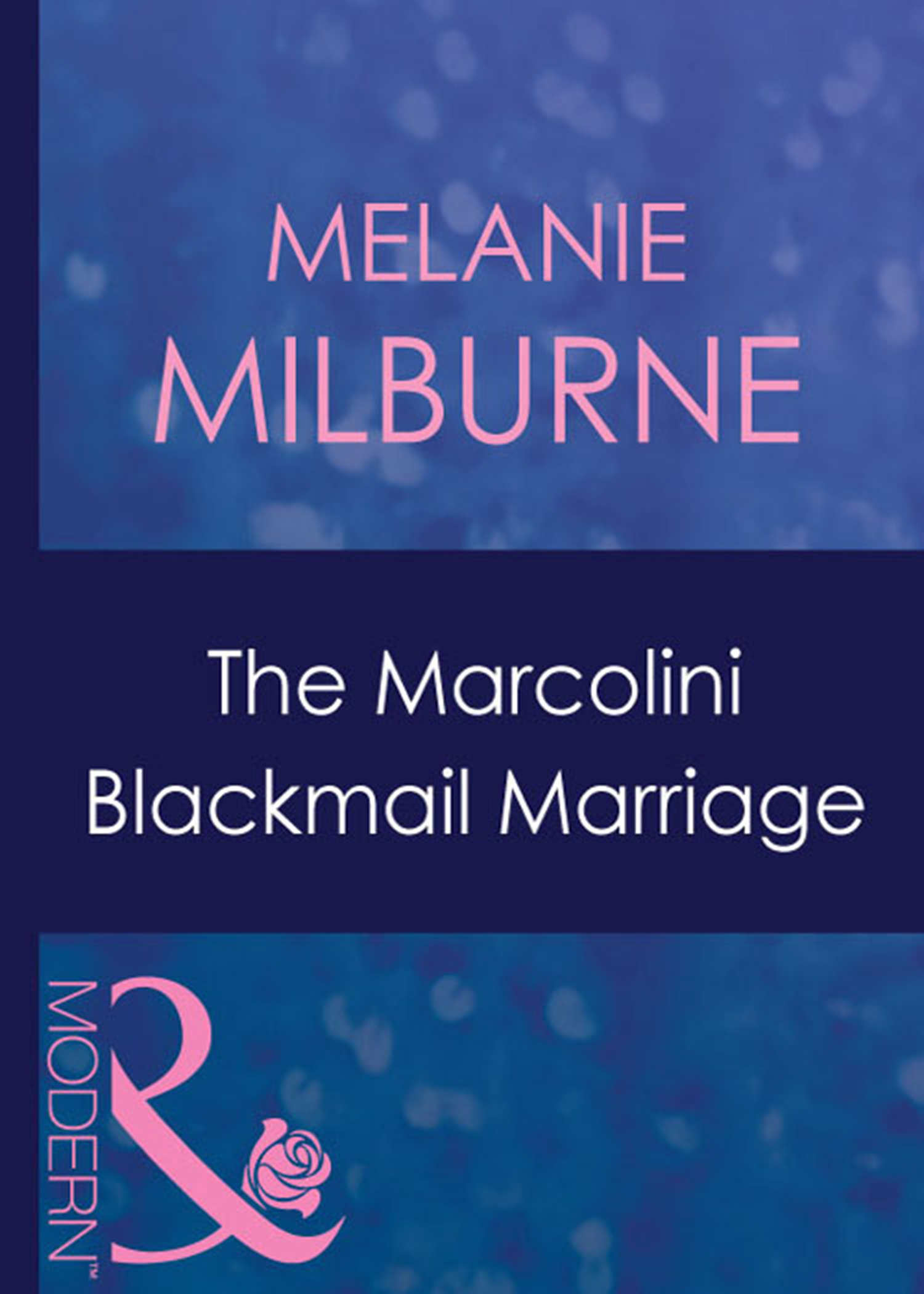 Обложка книги «The Marcolini Blackmail Marriage»