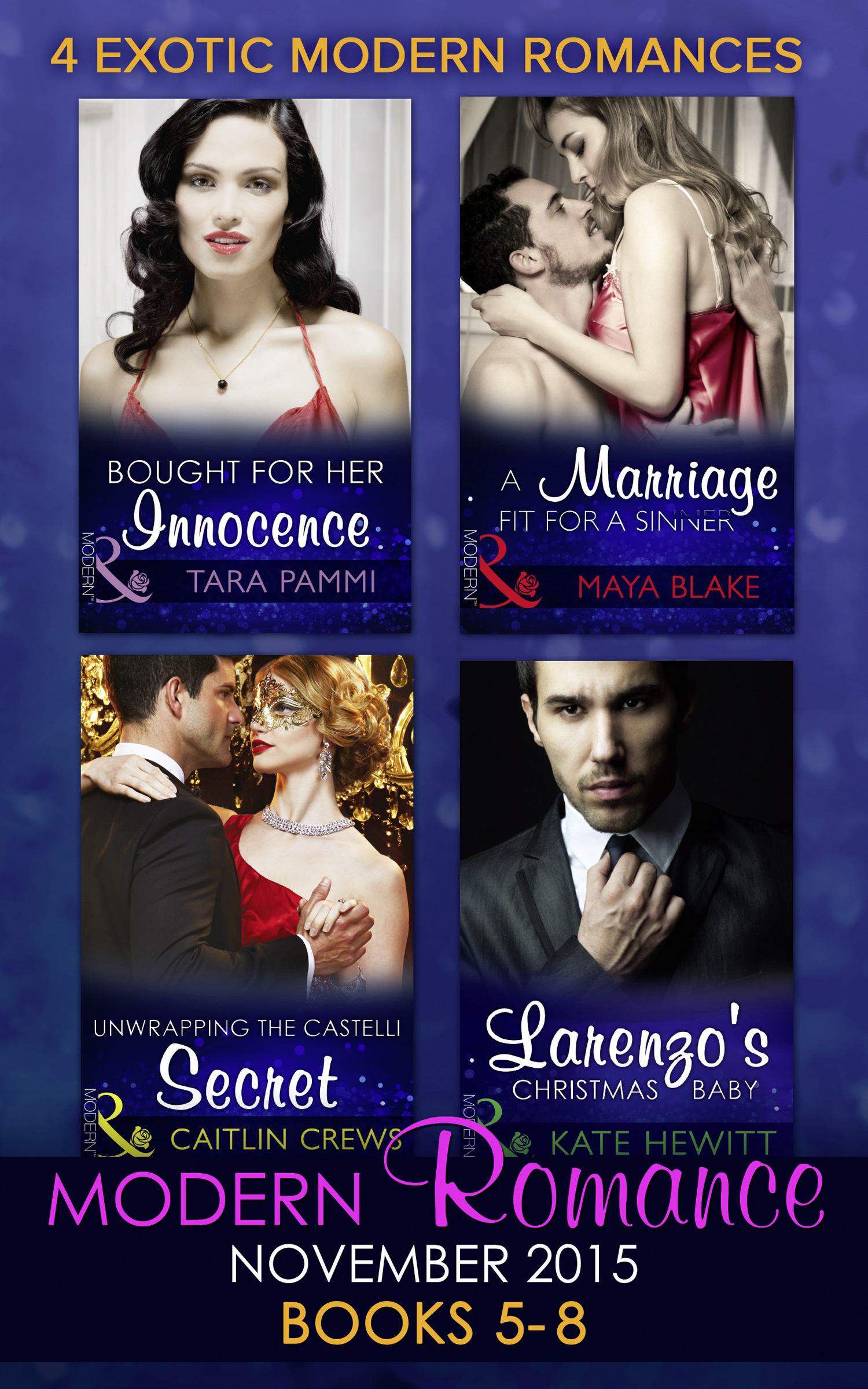Обложка книги «Modern Romance November 2015 Books 5-8»