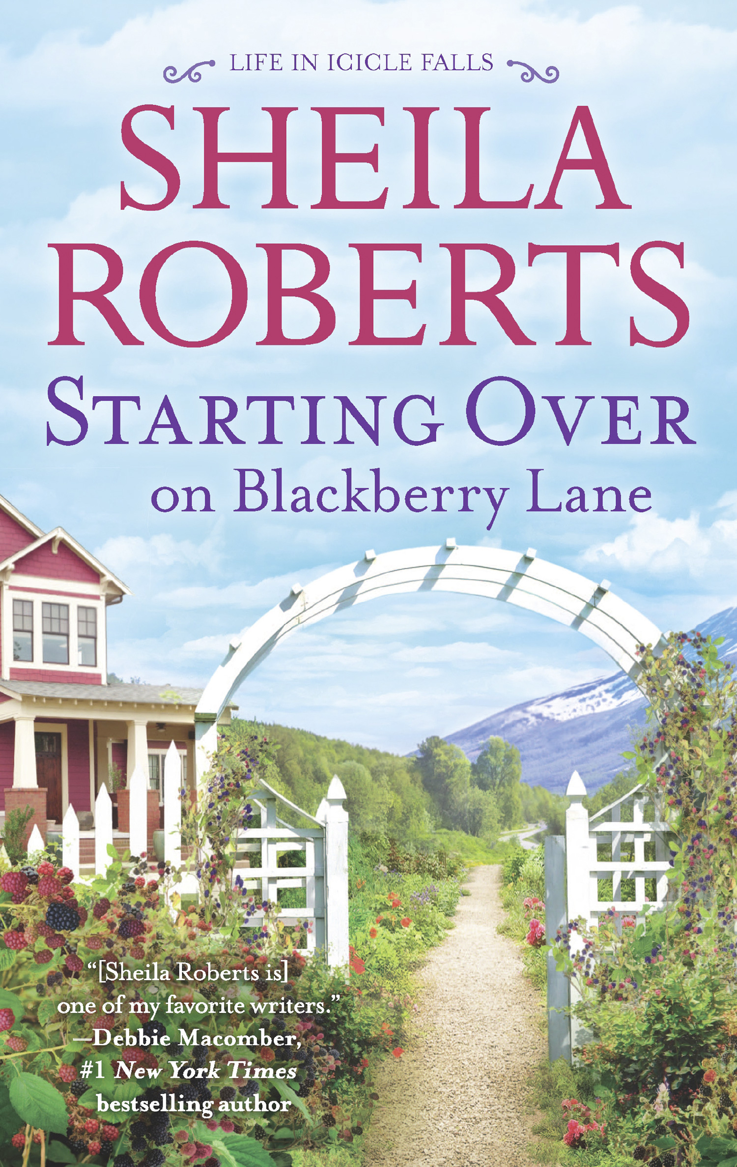 Обложка книги «Starting Over On Blackberry Lane»