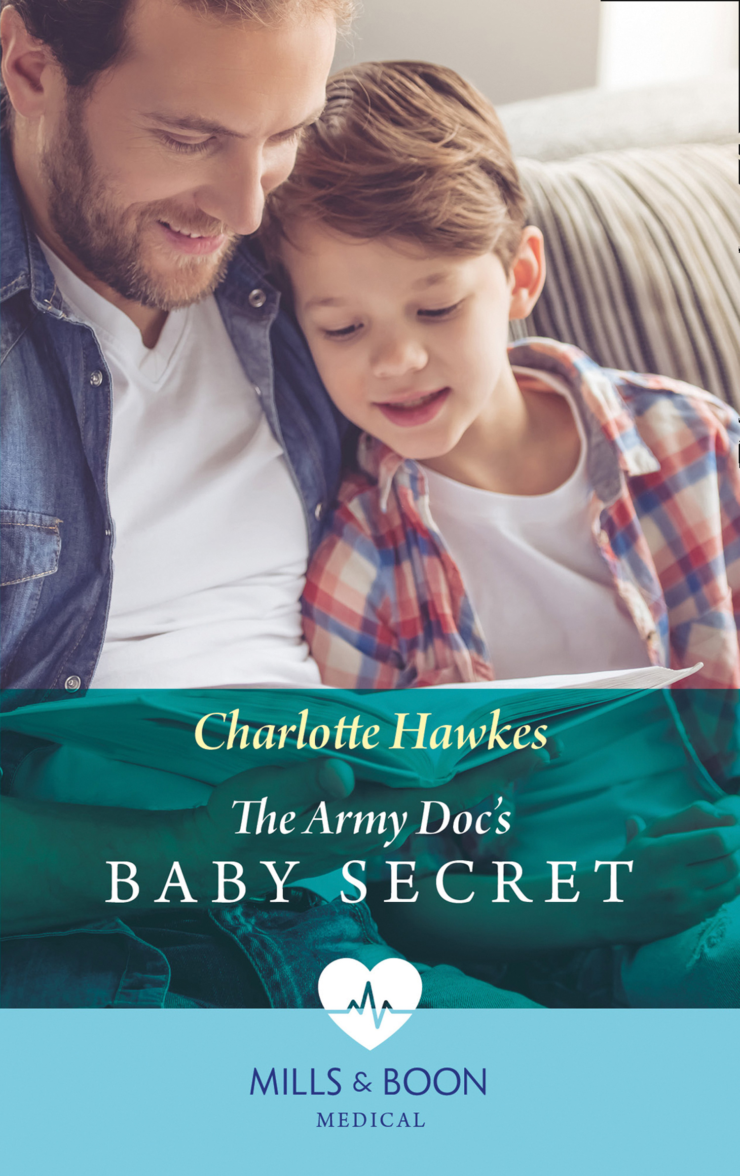 Обложка книги «The Army Doc's Baby Secret»