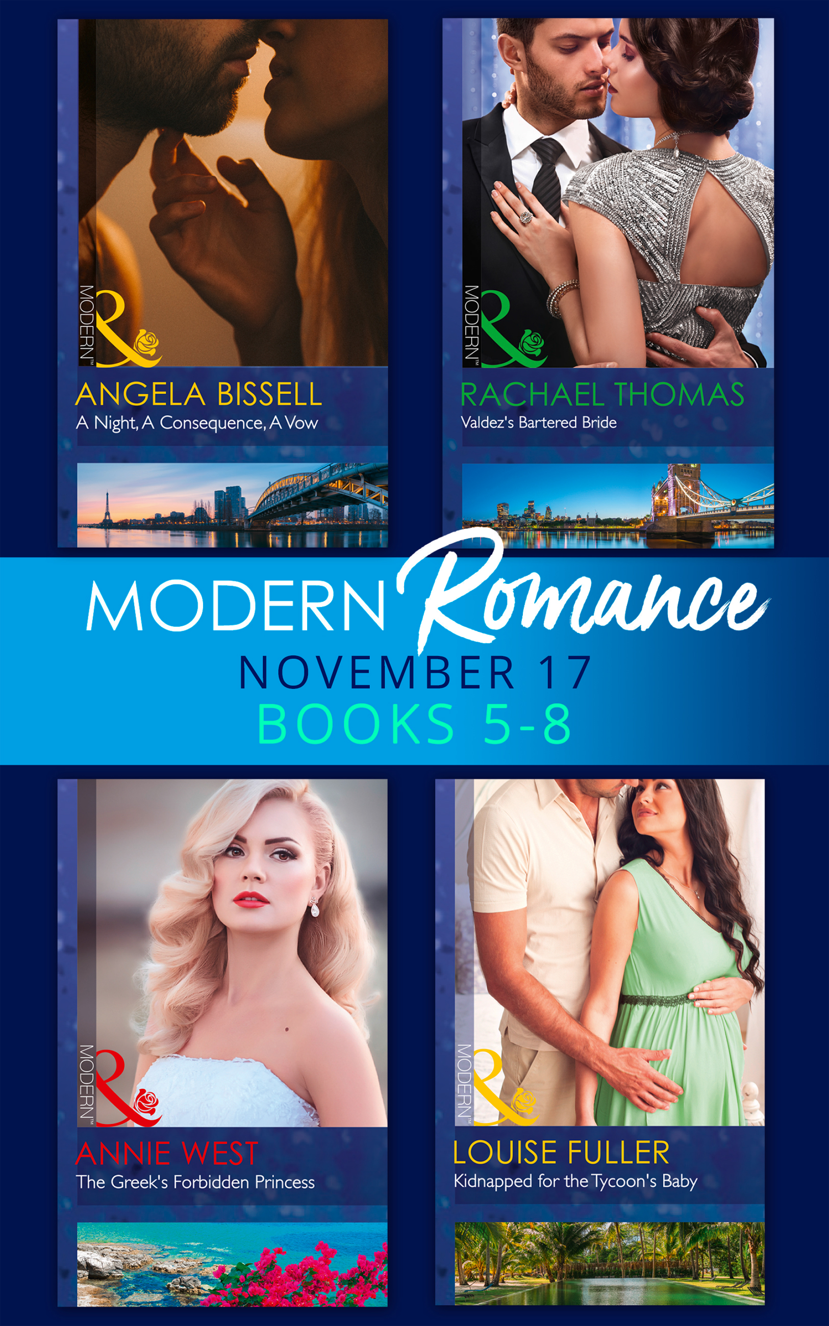 Обложка книги «Modern Romance Collection: November 2017 Books 5 - 8»