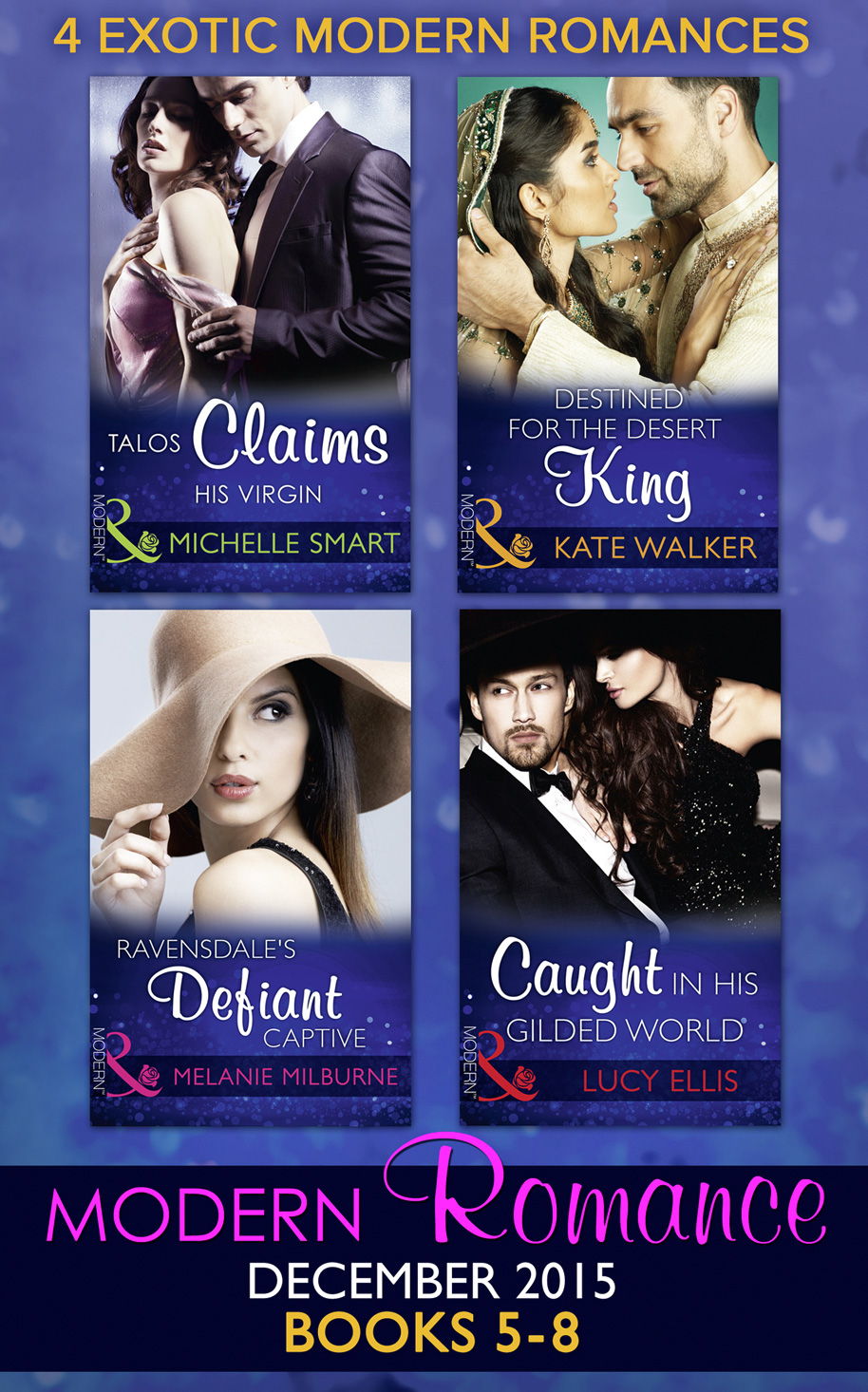 Обложка книги «Modern Romance December 2015 Books 5-8»