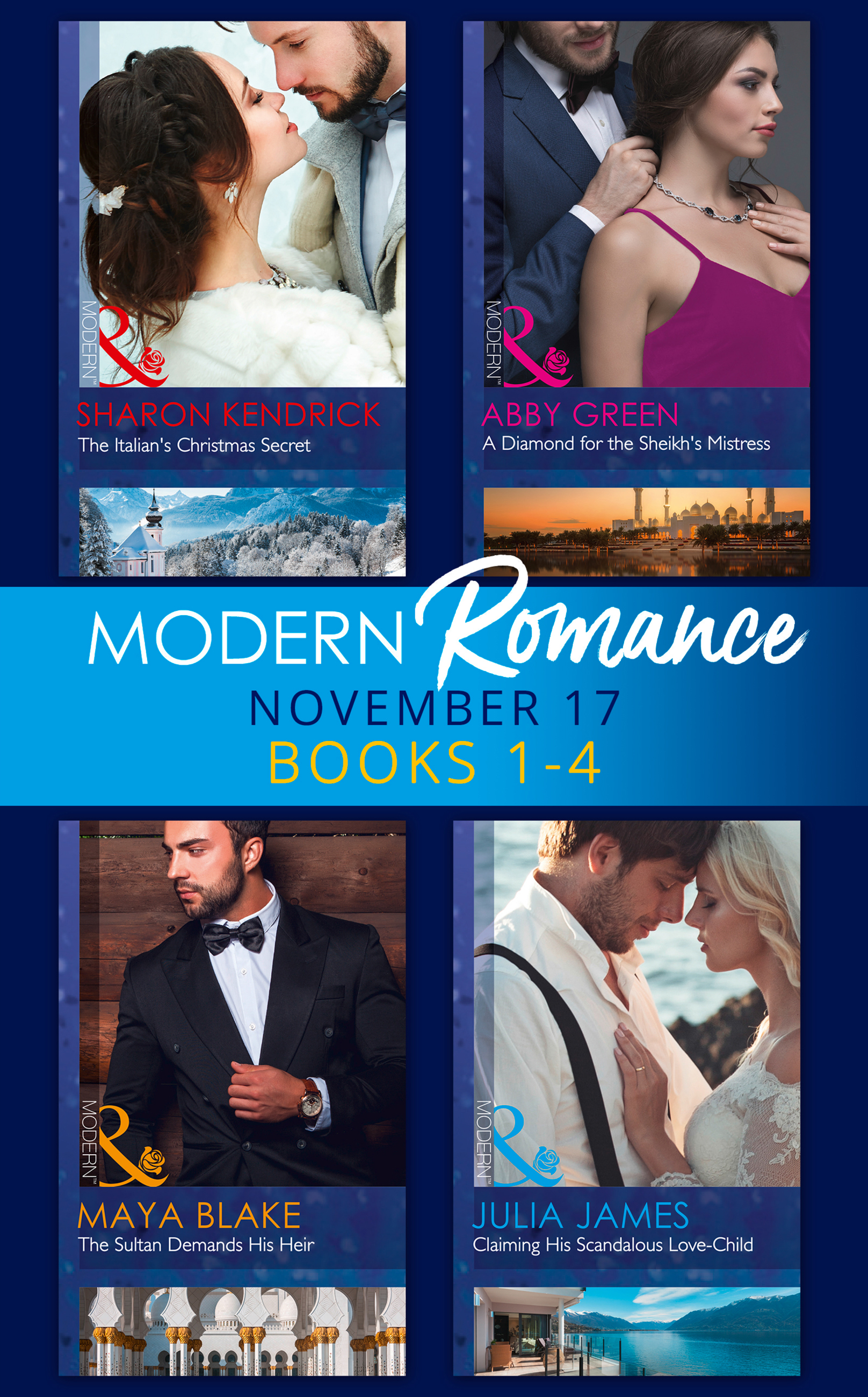 Обложка книги «Modern Romance Collection: November 2017 Books 1 - 4»