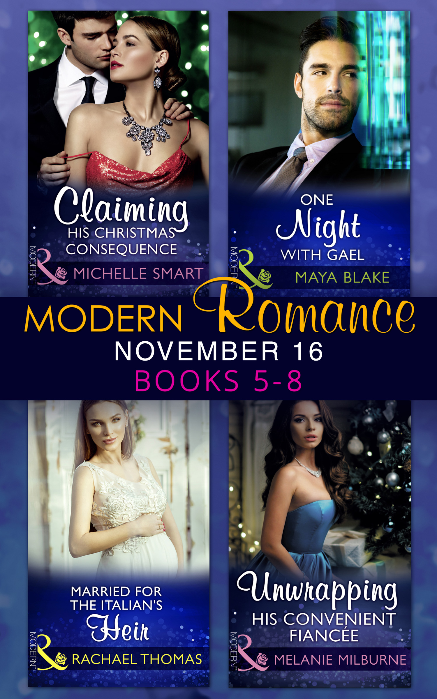 Обложка книги «Modern Romance November 2016 Books 5-8»