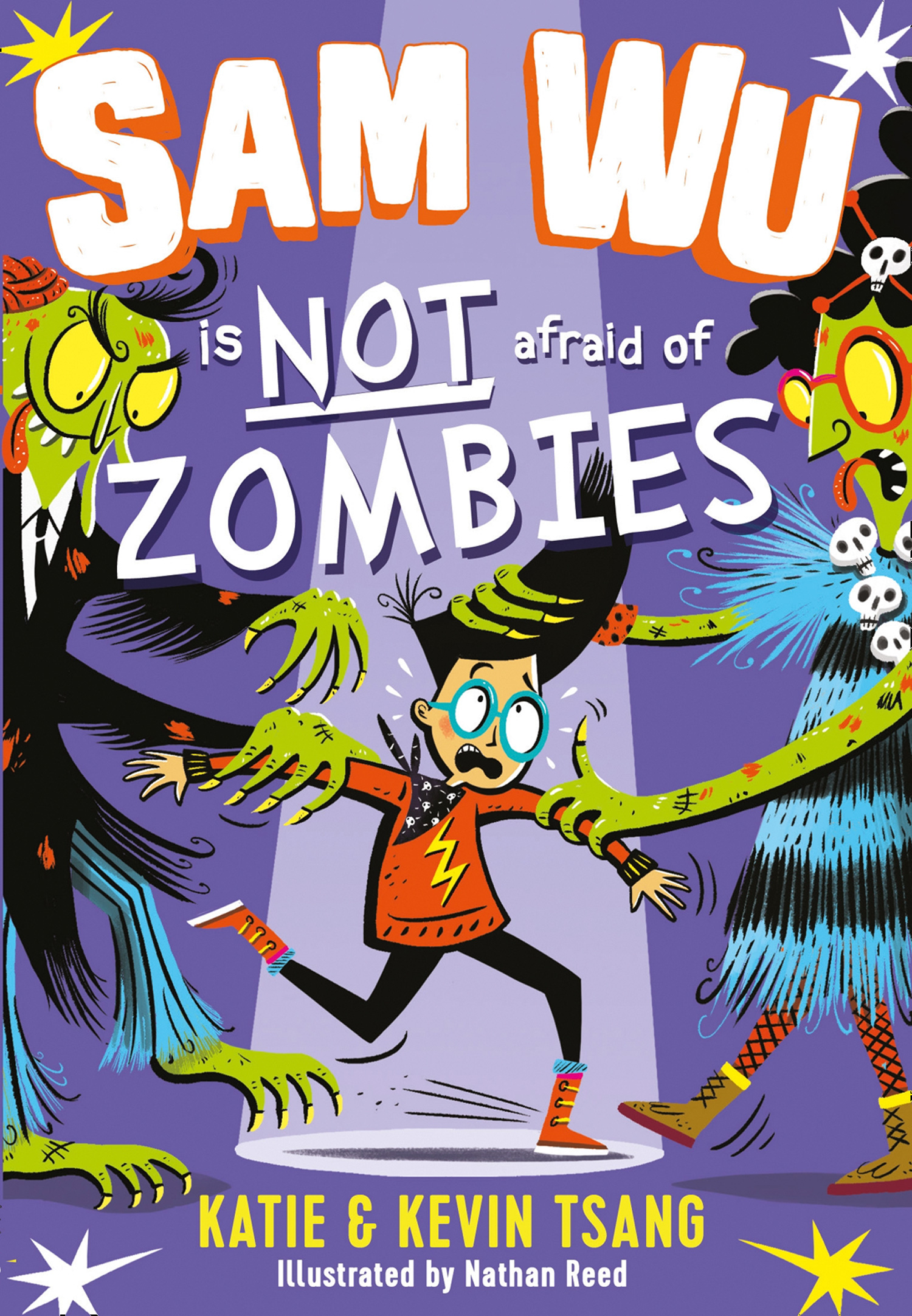 Обложка книги «Sam Wu is Not Afraid of Zombies»